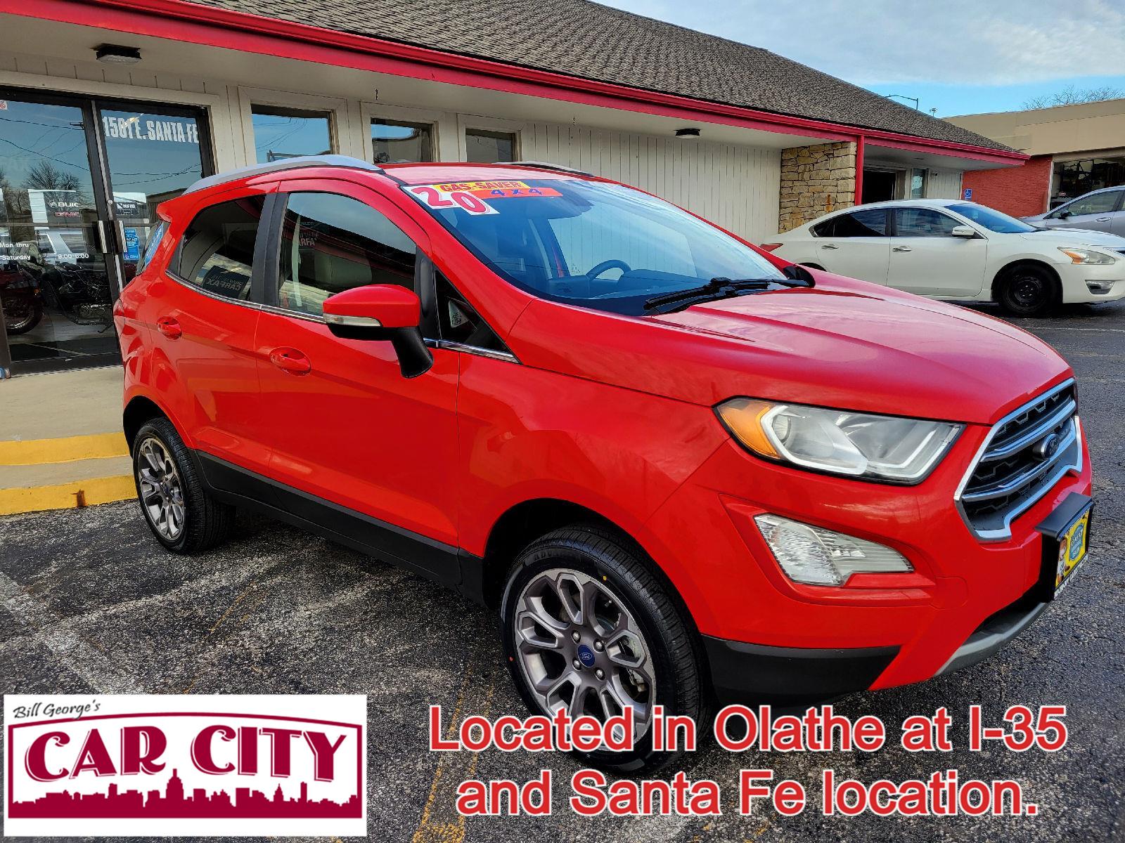 Canyon Ridge Metallic 2020 Ford EcoSport Titanium AWD SUV / Crossover All-Wheel Drive Automatic