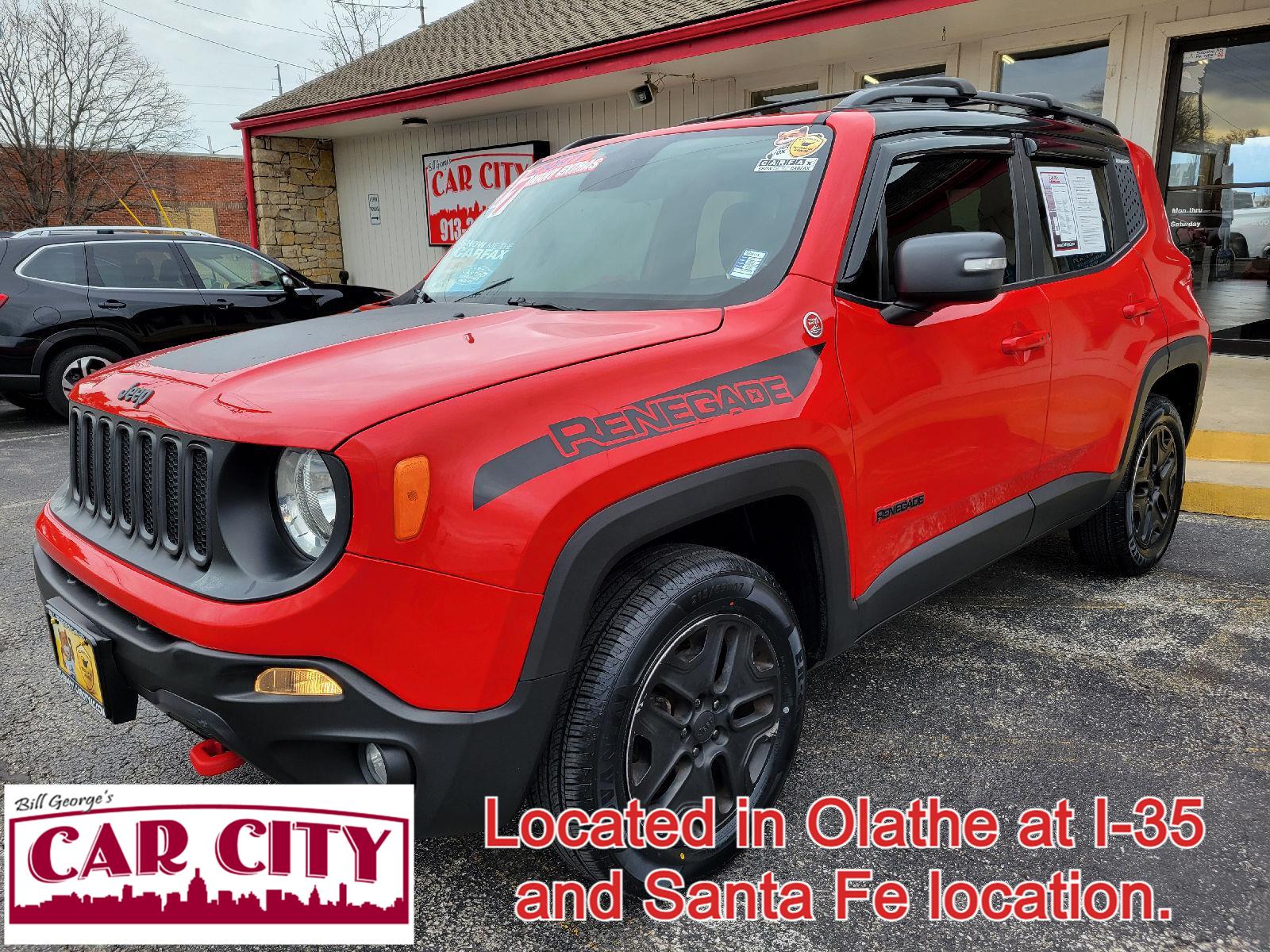 Colorado Red 2017 Jeep Renegade Trailhawk 4WD SUV / Crossover Four-Wheel Drive Automatic