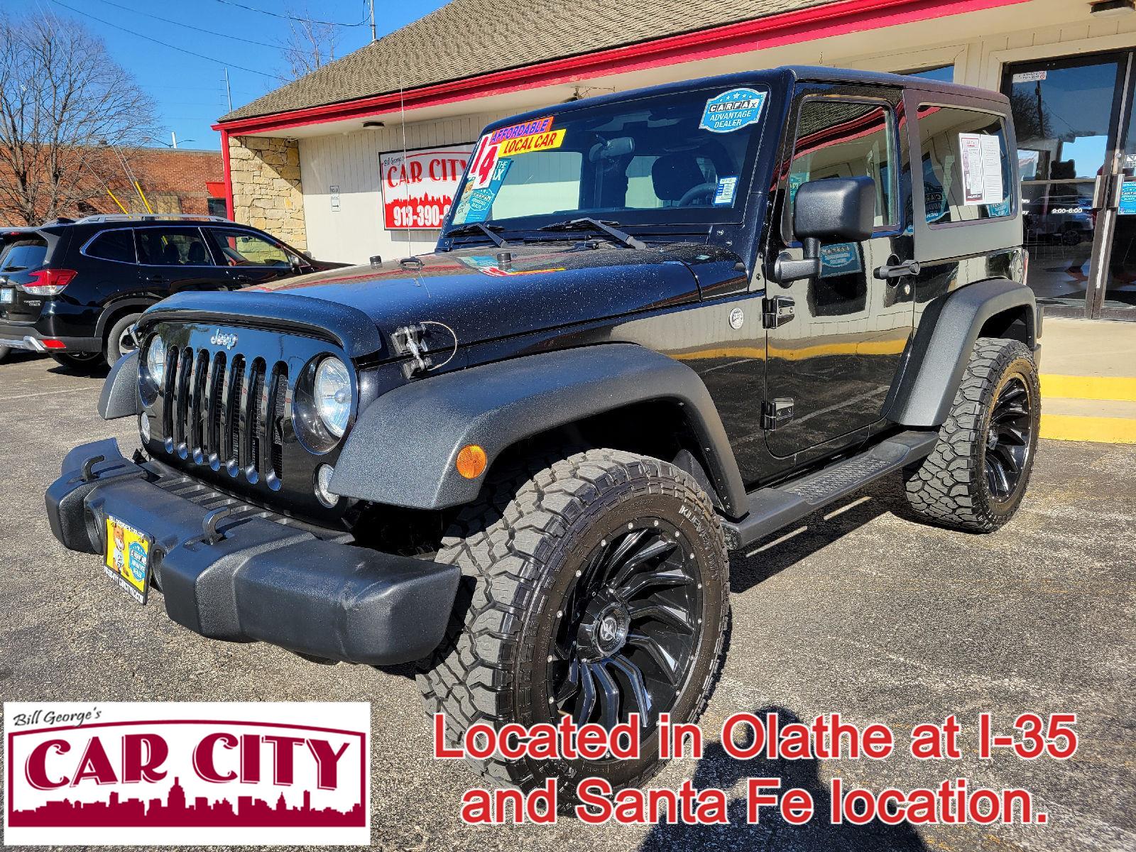 Black Clearcoat 2014 Jeep Wrangler Sport 4WD SUV / Crossover Four-Wheel Drive Automatic