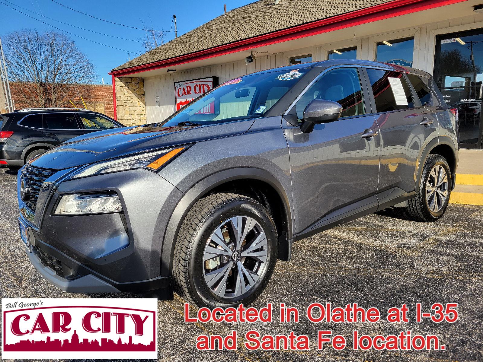 Gray (Gun Metallic) 2023 Nissan Rogue SV FWD SUV / Crossover Front-Wheel Drive Continuously Variable Transmission