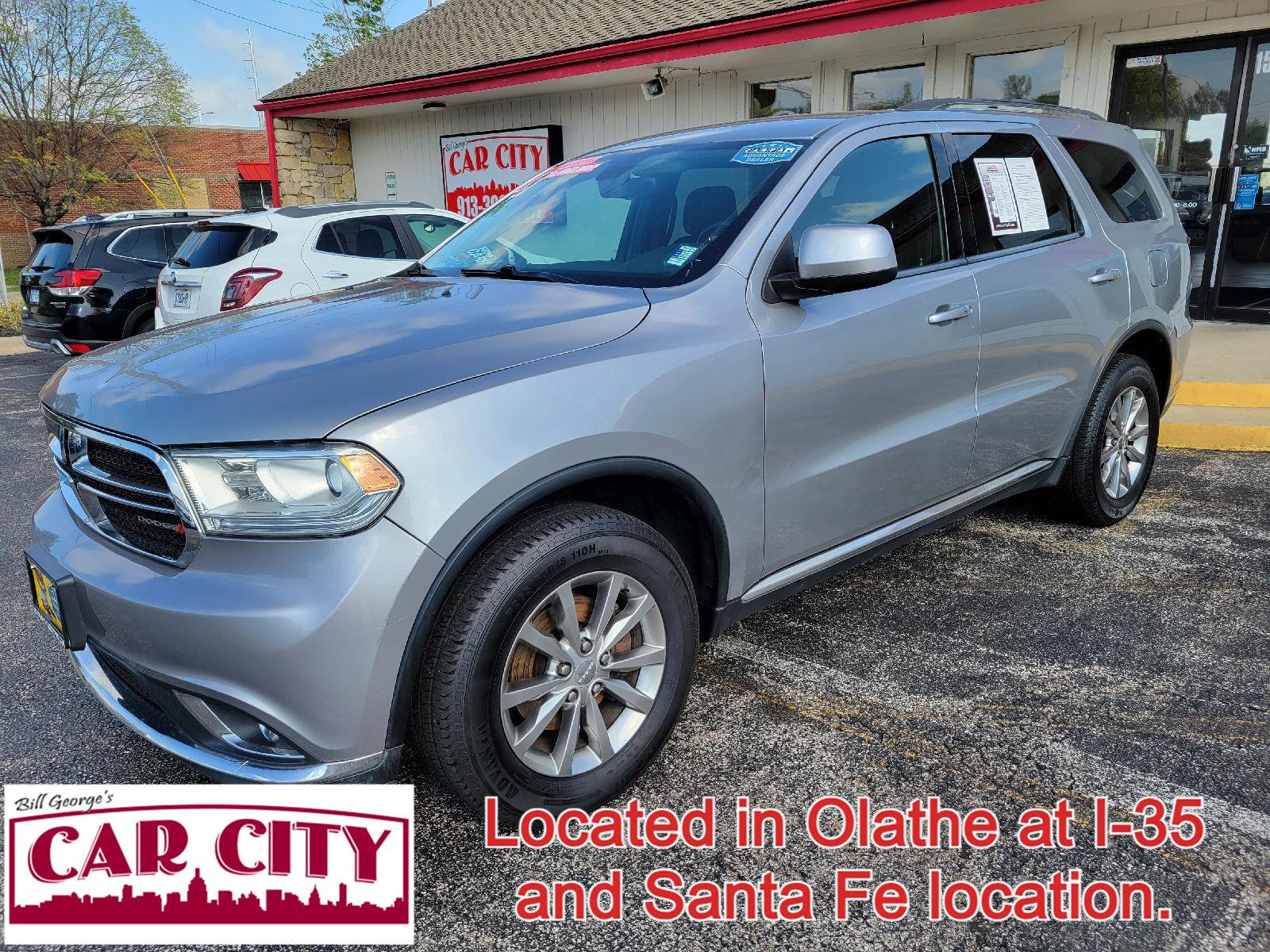 Silver (Billet Clearcoat) 2018 Dodge Durango SXT AWD SUV / Crossover All-Wheel Drive Automatic