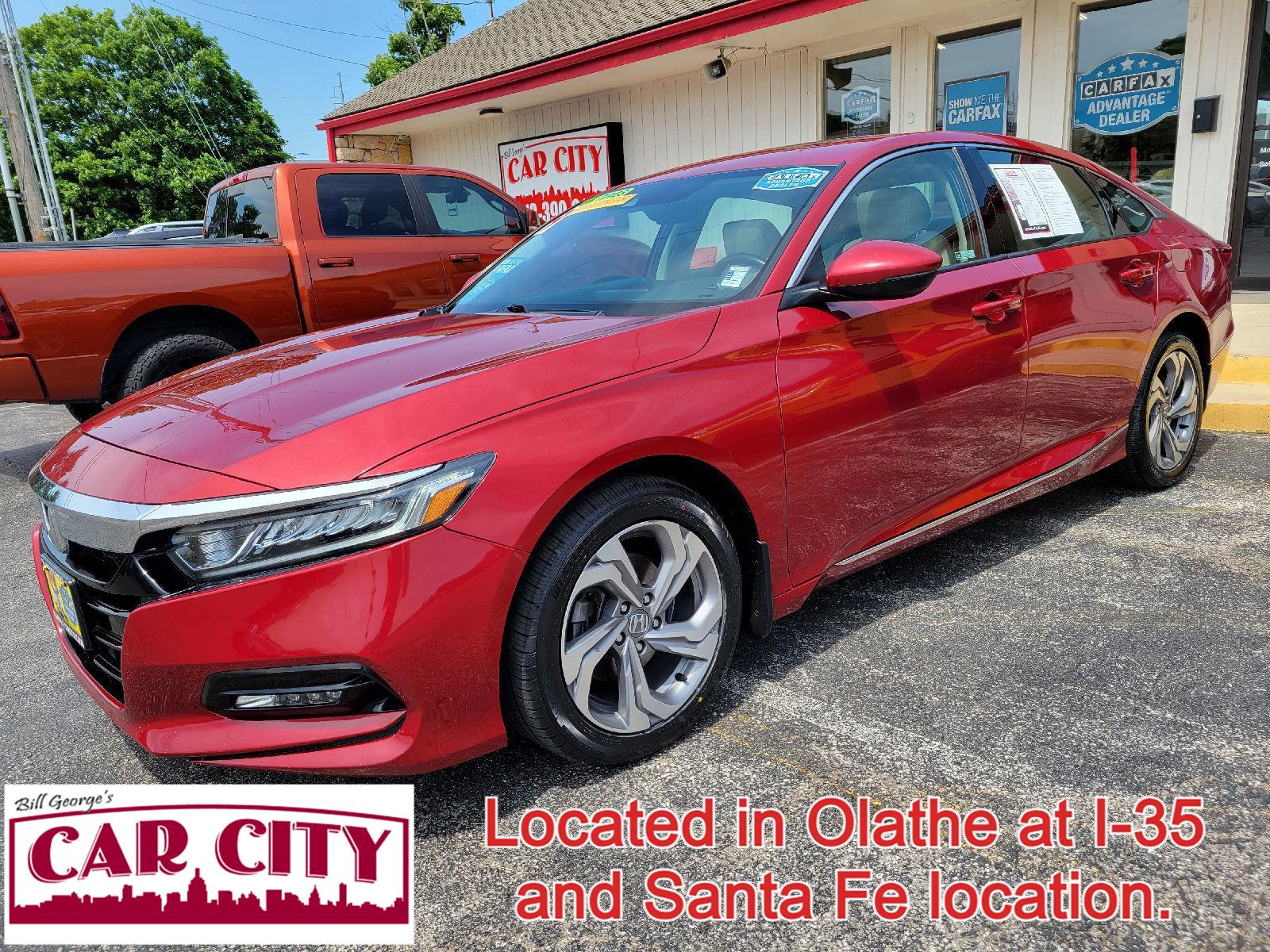 Radiant Red Metallic 2019 Honda Accord Sedan Front-Wheel Drive Automatic