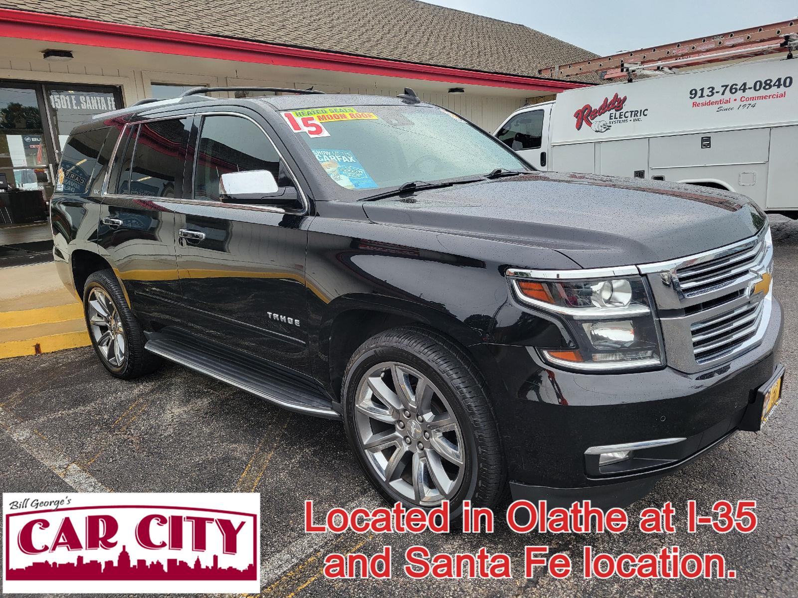 Black 2015 Chevrolet Tahoe SUV / Crossover Four-Wheel Drive Automatic