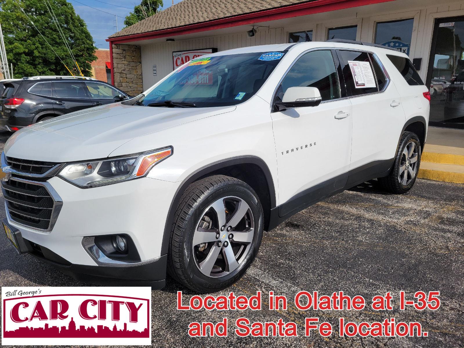 White (Iridescent Pearl Tricoat) 2020 Chevrolet Traverse SUV / Crossover Four-Wheel Drive Automatic