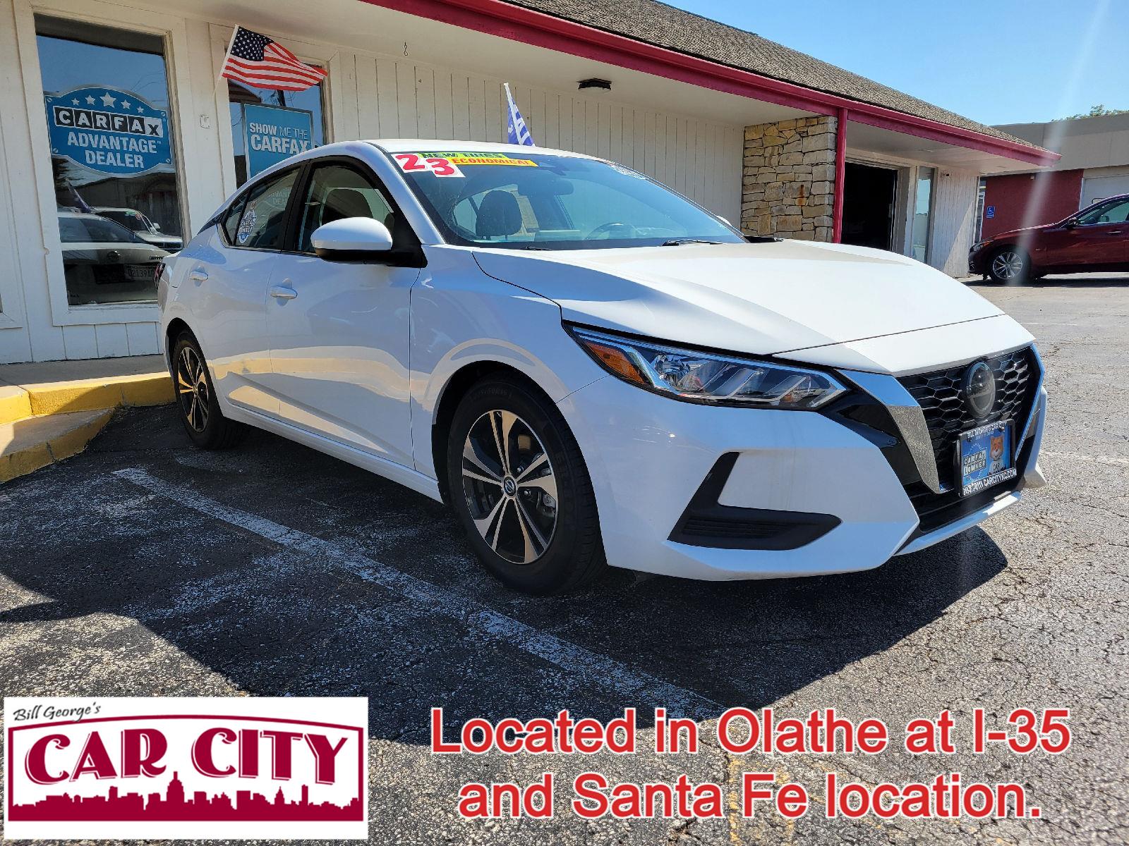 White (Fresh Powder) 2023 Nissan Sentra Sedan Front-Wheel Drive Automatic
