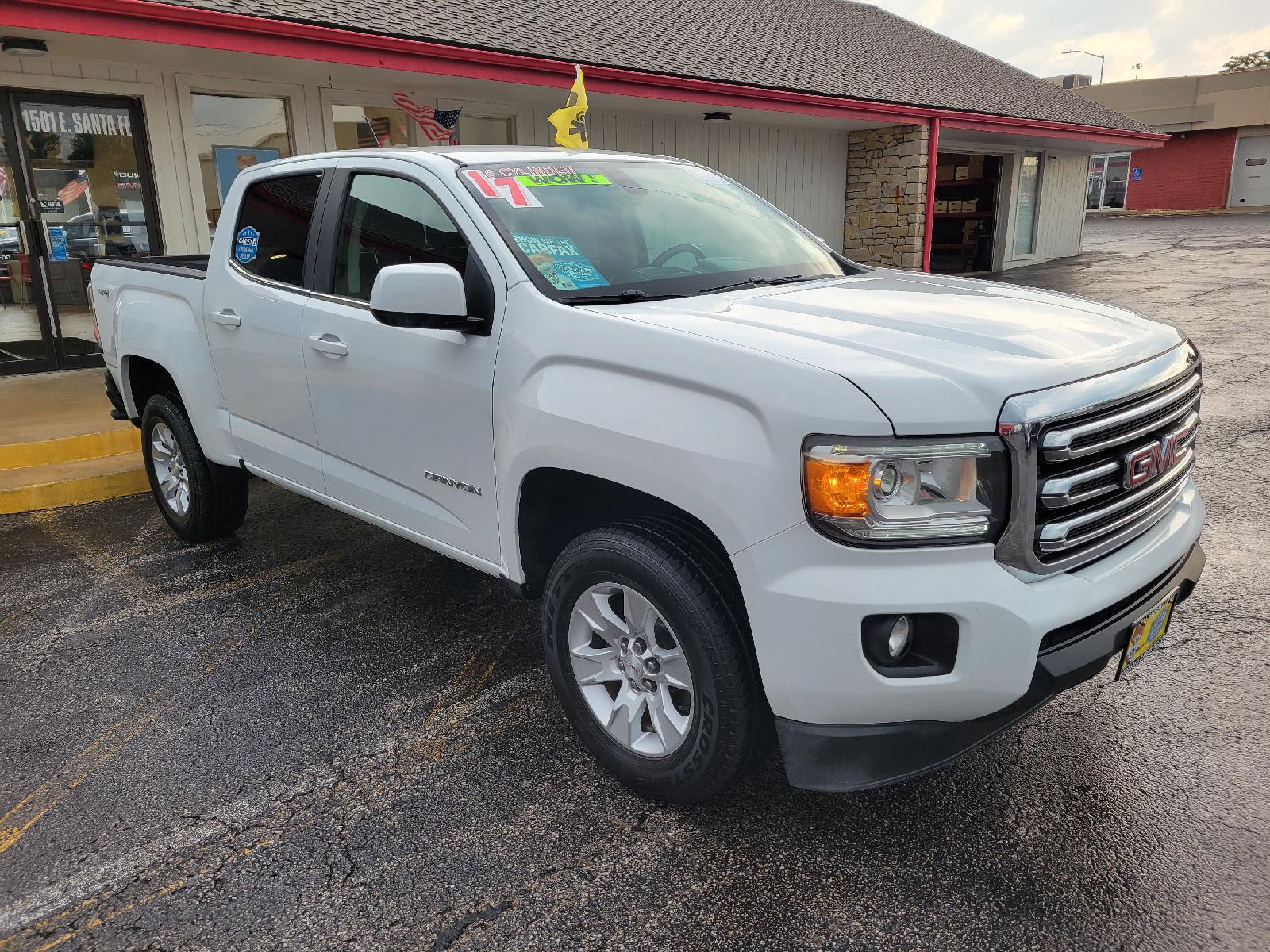 Summit White 2017 GMC Canyon Pickup Truck Four-Wheel Drive Automatic