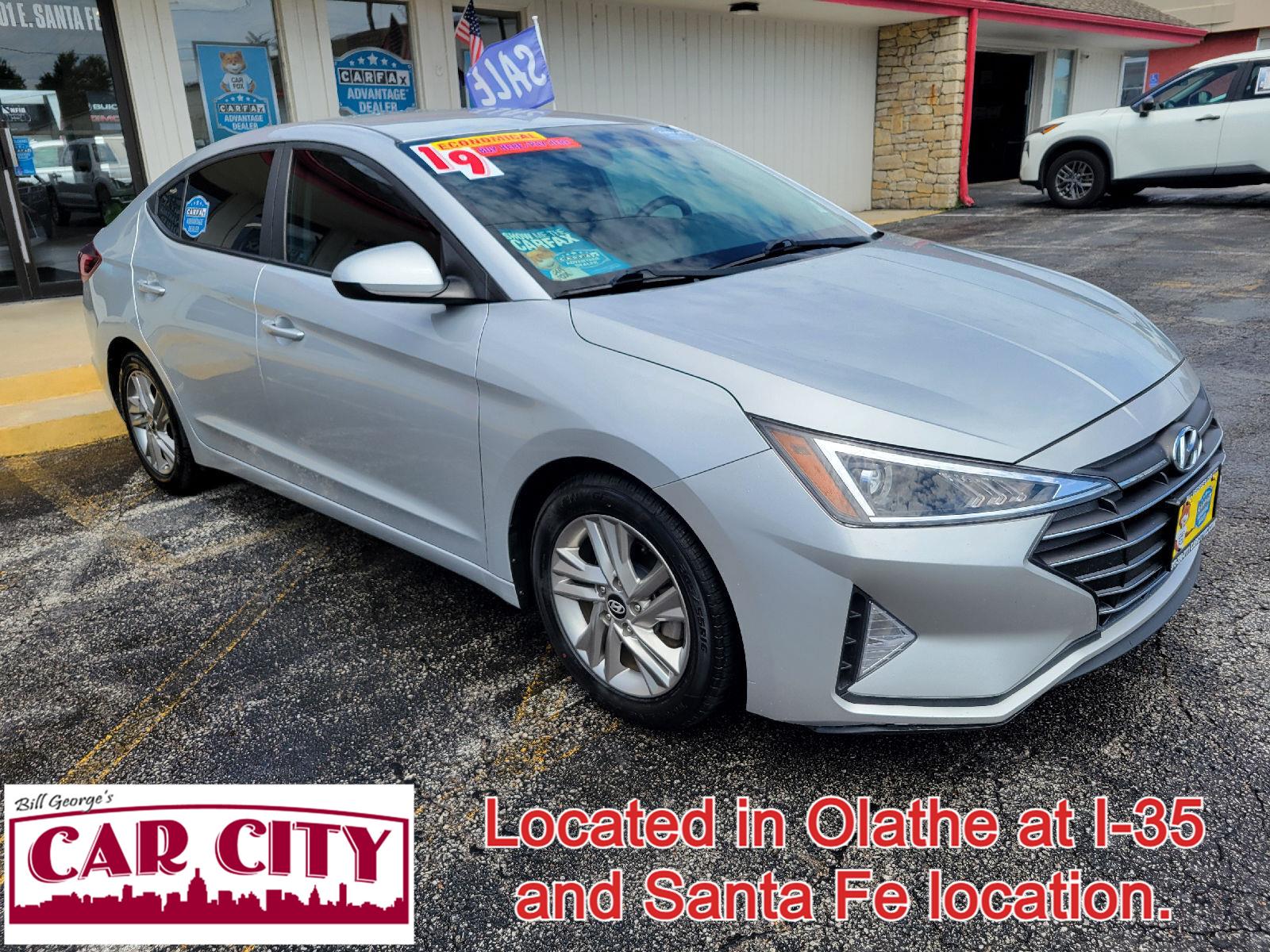 Symphony Silver 2019 Hyundai Elantra Sedan Front-Wheel Drive Automatic