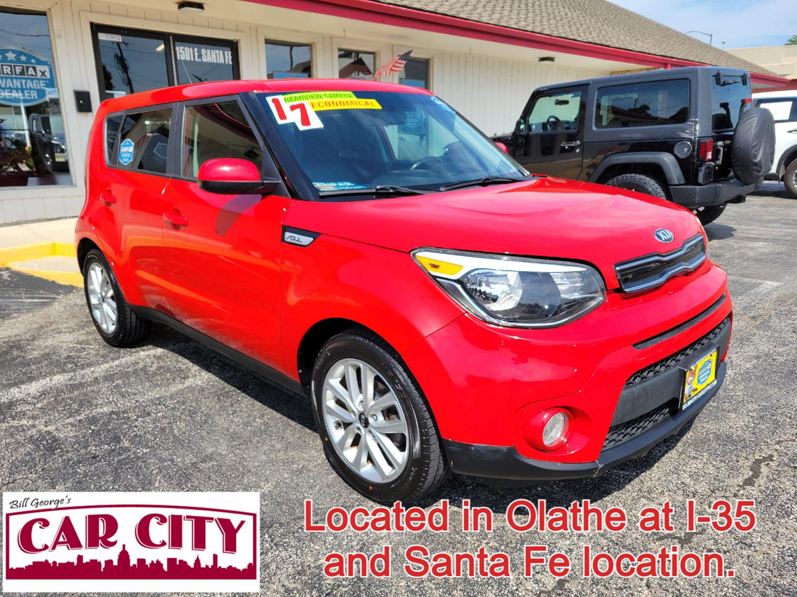 Inferno Red 2017 Kia Soul Wagon Front-Wheel Drive Automatic
