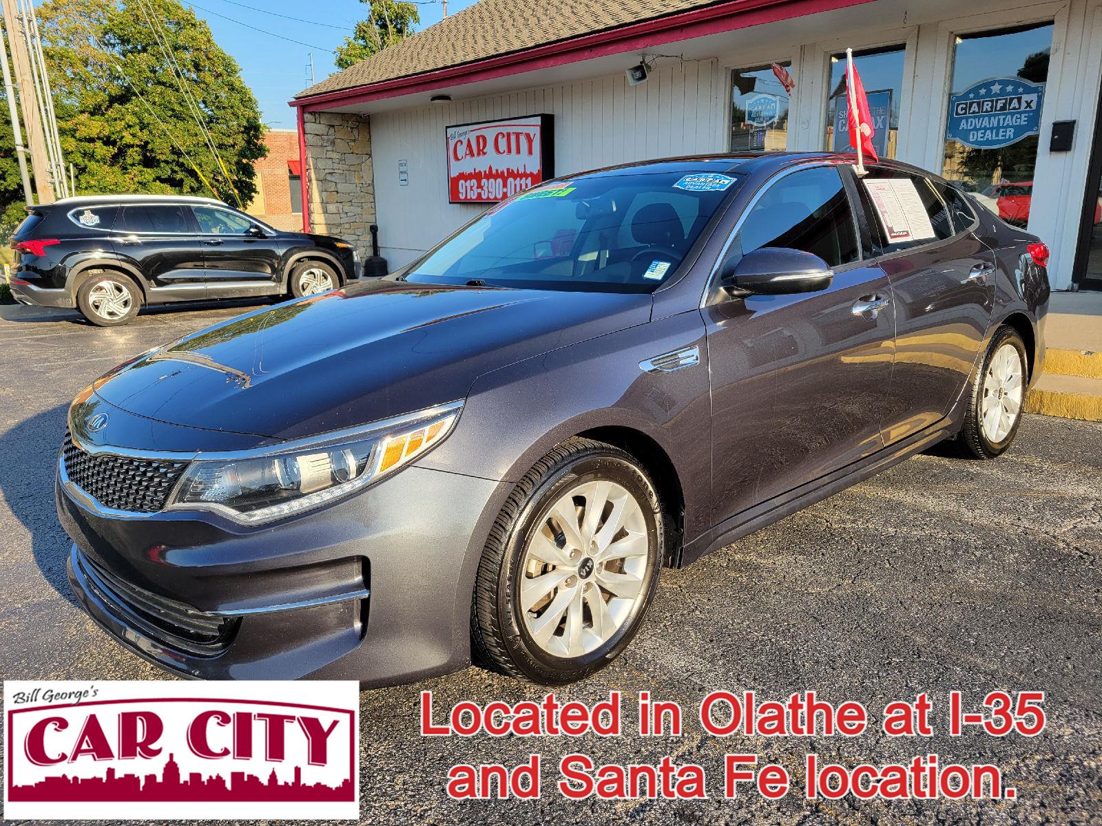 Gray (Platinum Graphite) 2018 Kia Optima Sedan Front-Wheel Drive Automatic