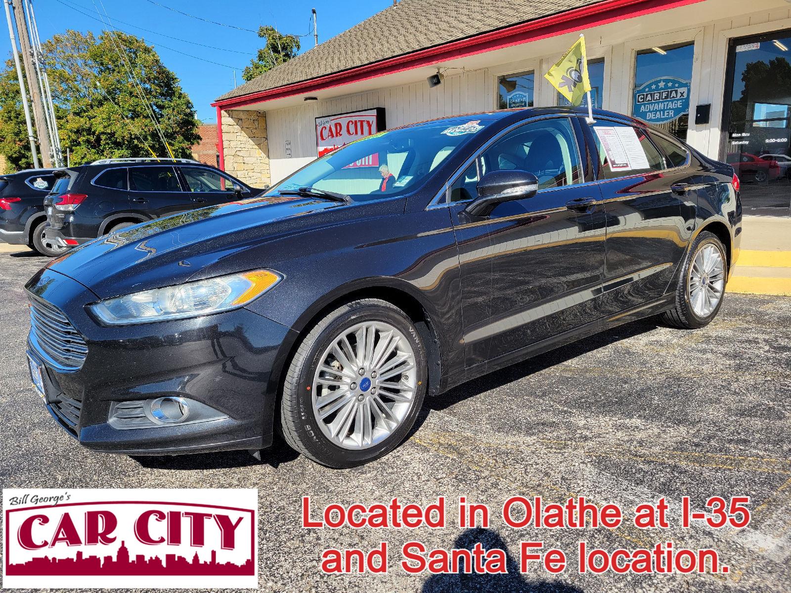 Tuxedo Black Metallic 2014 Ford Fusion Sedan Front-Wheel Drive Automatic