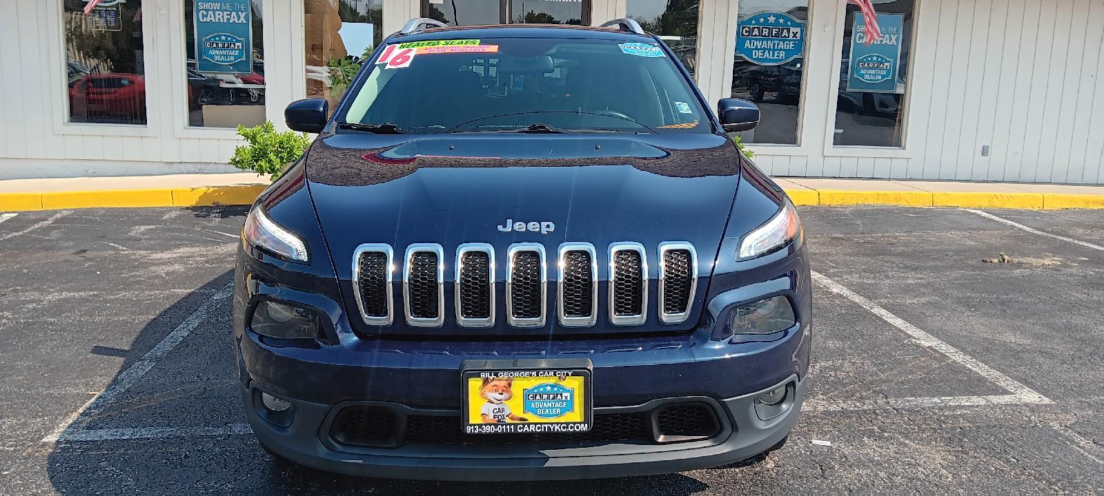 Used 2016 Jeep Cherokee Latitude with VIN 1C4PJMCB1GW241928 for sale in Kansas City