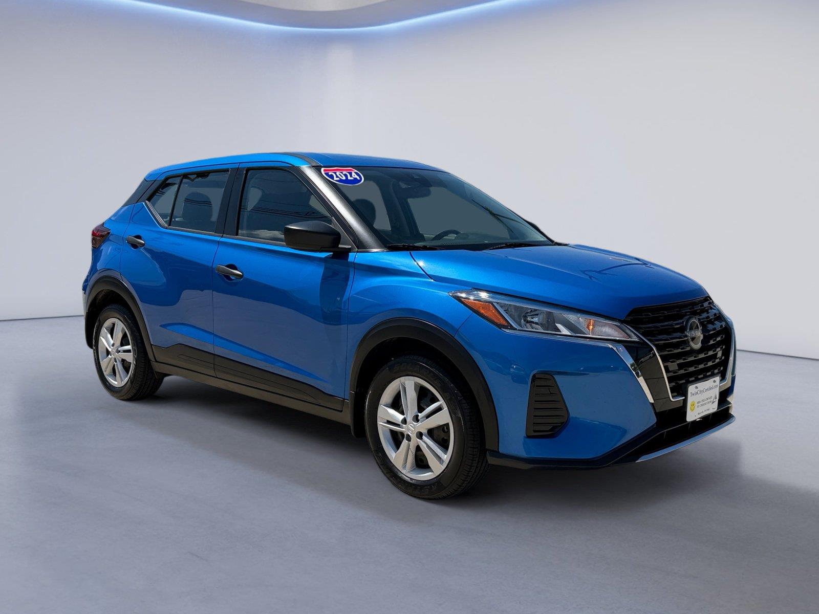 Electric Blue Metallic 2024 Nissan Kicks SUV / Crossover Front-Wheel Drive Continuously Variable Transmission
