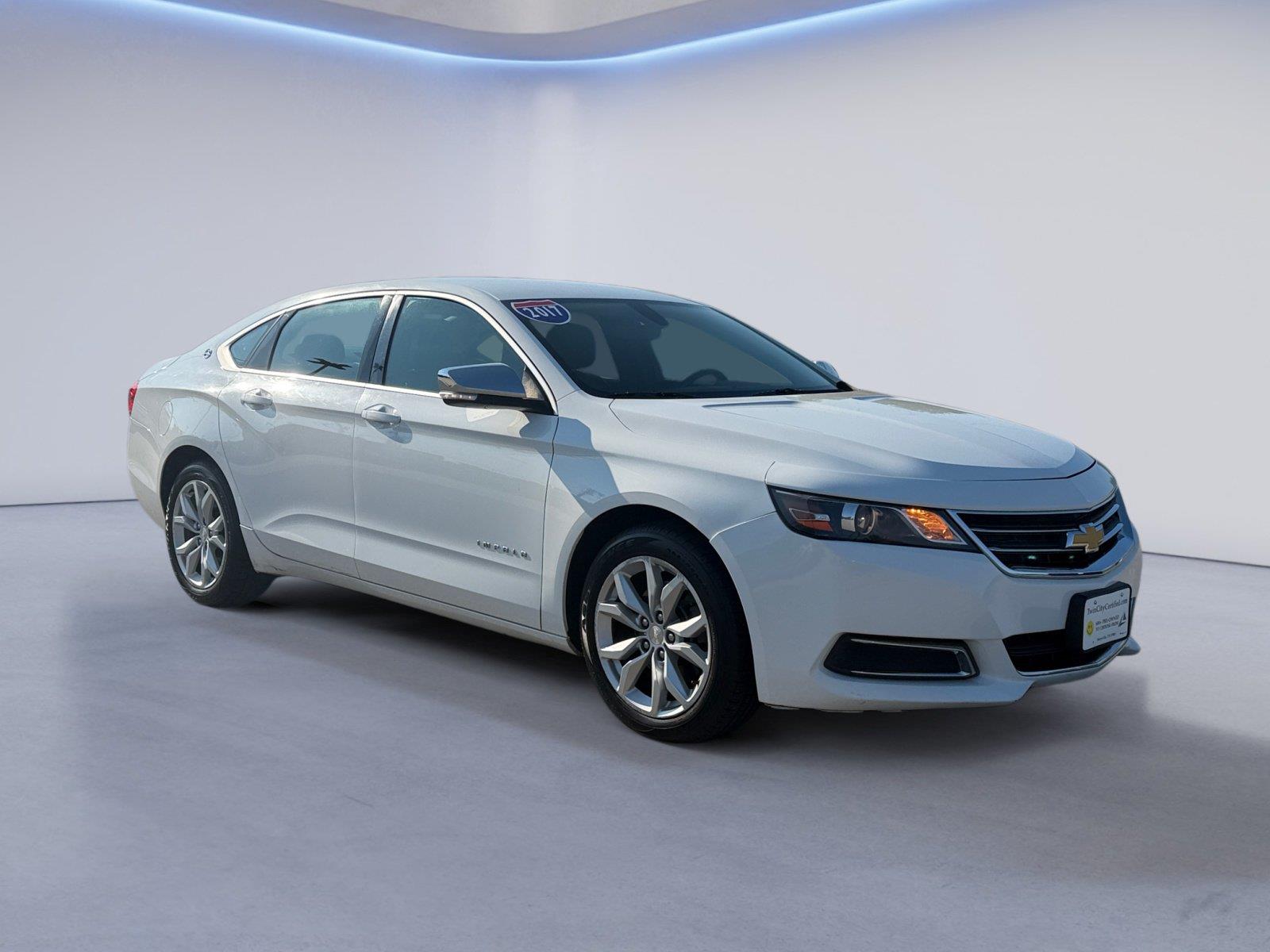 Summit White 2017 Chevrolet Impala Sedan Front-Wheel Drive 6-Speed Automatic