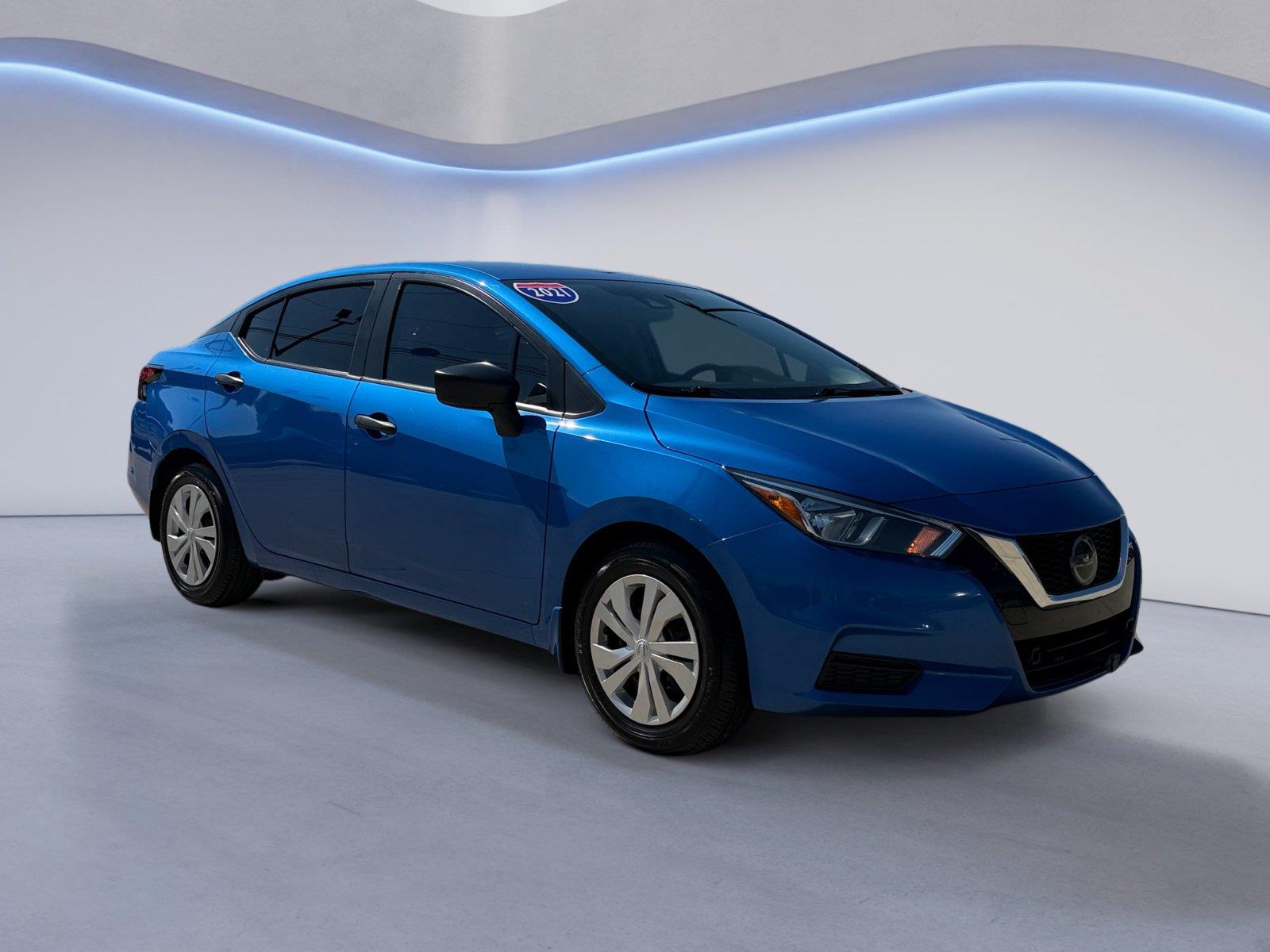 Electric Blue Metallic 2021 Nissan Versa Sedan Front-Wheel Drive Manual
