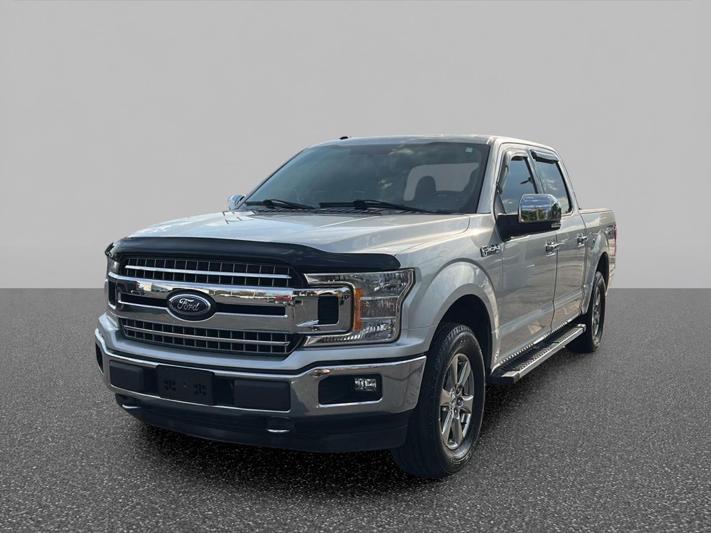 Ingot Silver 2018 Ford F-150 Pickup Truck Four-Wheel Drive Automatic