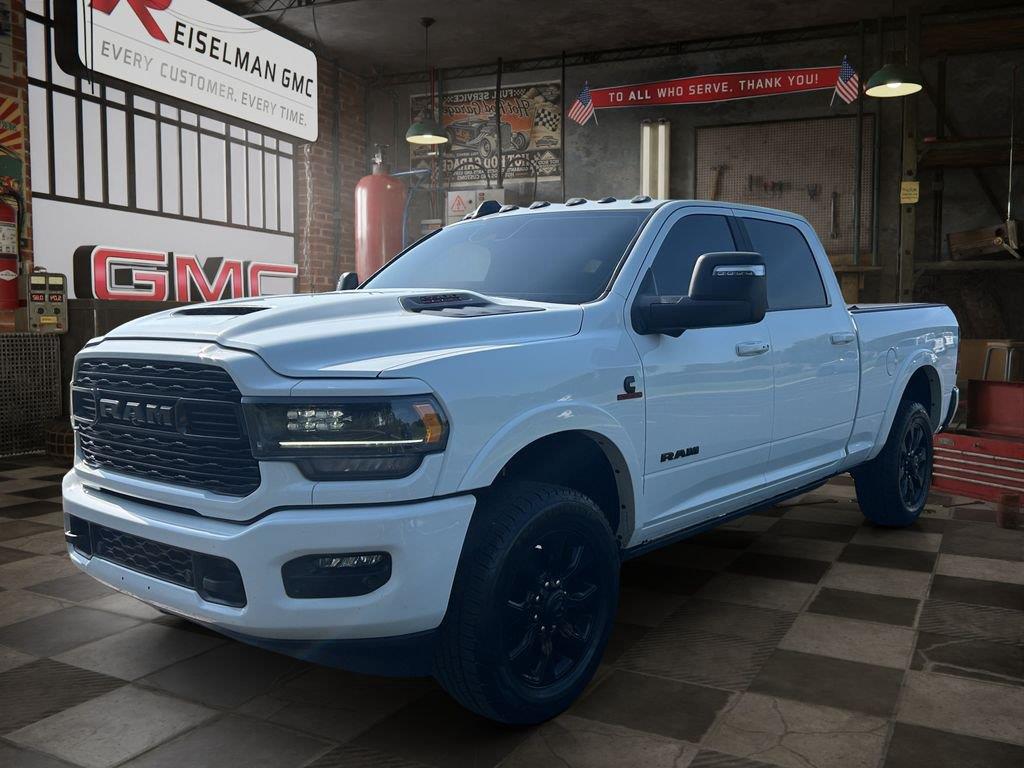 Bright White Clearcoat 2023 RAM 2500 Pickup Truck Four-Wheel Drive 6-Speed Automatic