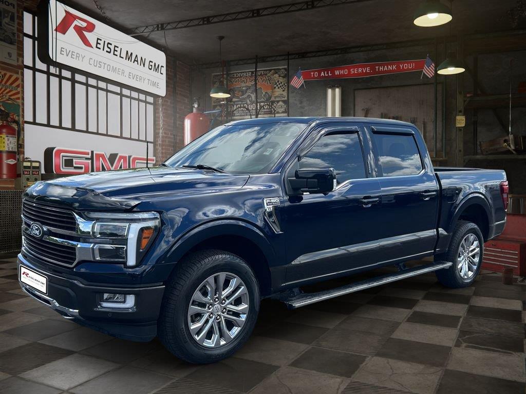 Antimatter Blue/Darkened Bronze 2024 Ford F-150 Pickup Truck Four-Wheel Drive Automatic