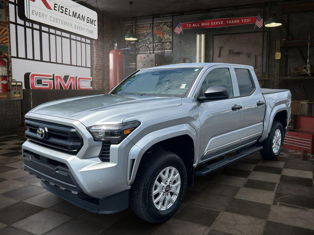 Celestial Silver Metallic 2024 Toyota Tacoma Pickup Truck Four-Wheel Drive 8-Speed Automatic