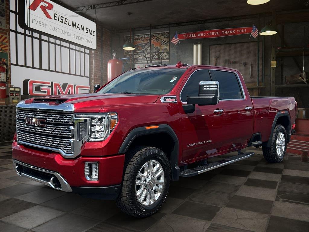 Cayenne Red Tintcoat 2022 GMC Sierra 3500HD Pickup Truck Four-Wheel Drive Automatic