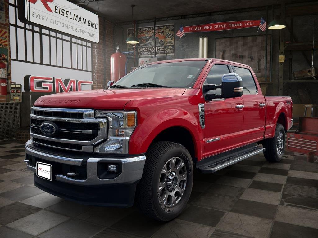 Race Red 2022 Ford F-250 Super Duty Pickup Truck Four-Wheel Drive Automatic