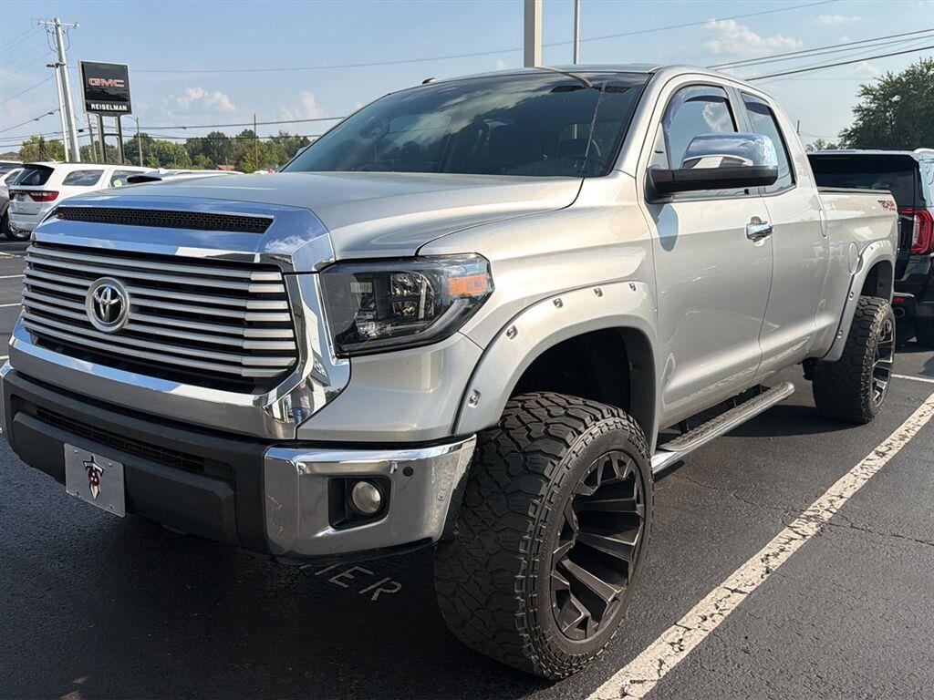 Silver Sky Metallic 2014 Toyota Tundra Pickup Truck Four-Wheel Drive Automatic