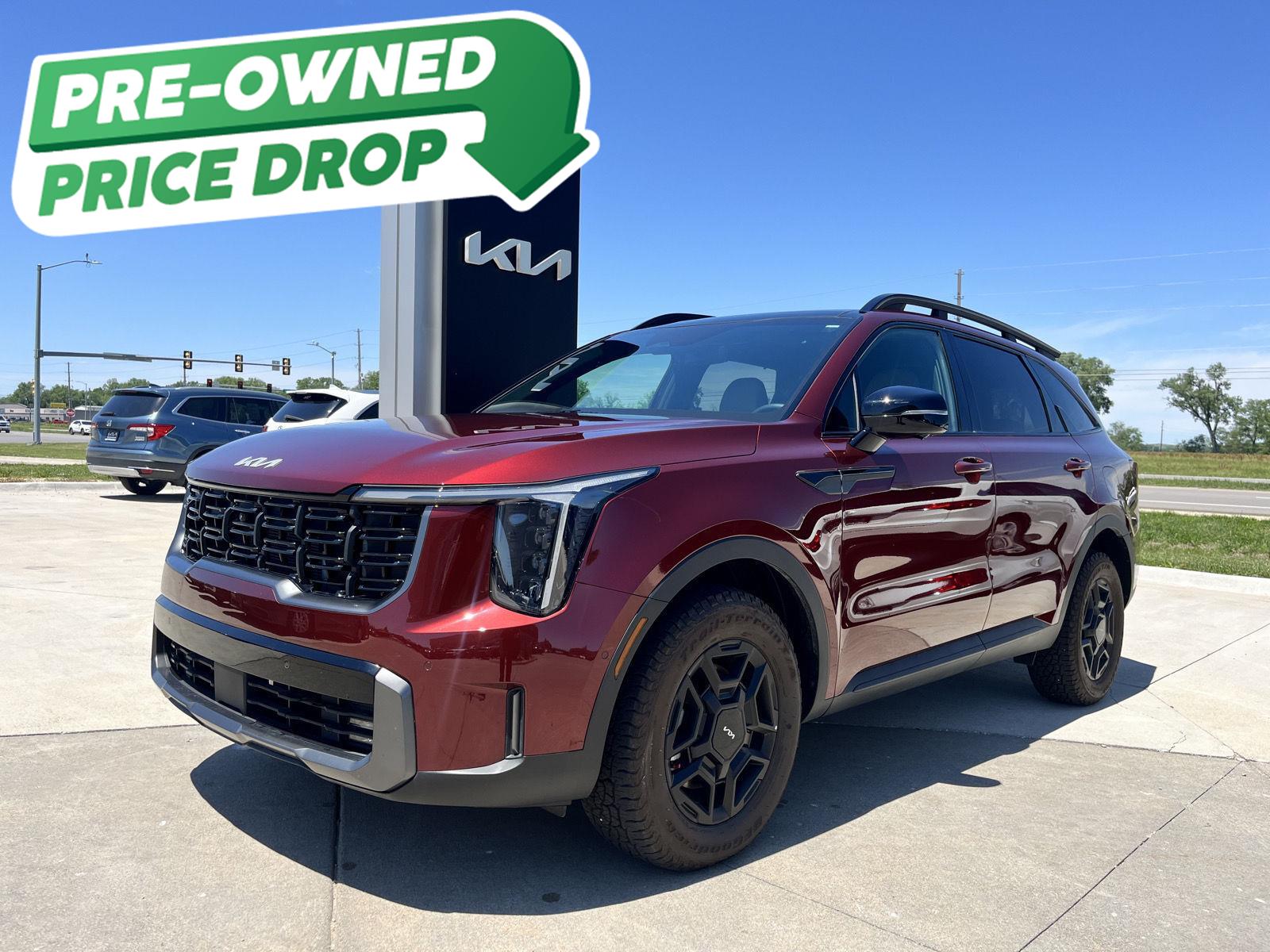 Dawning Red 2024 Kia Sorento X-Pro SX Prestige AWD SUV / Crossover All-Wheel Drive Automatic