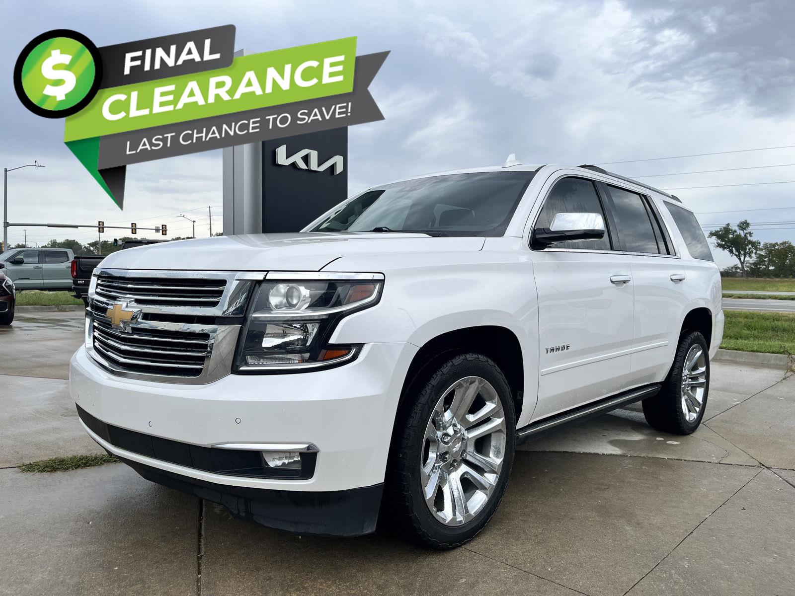 White (Iridescent Pearl Tricoat) 2020 Chevrolet Tahoe SUV / Crossover Four-Wheel Drive Automatic