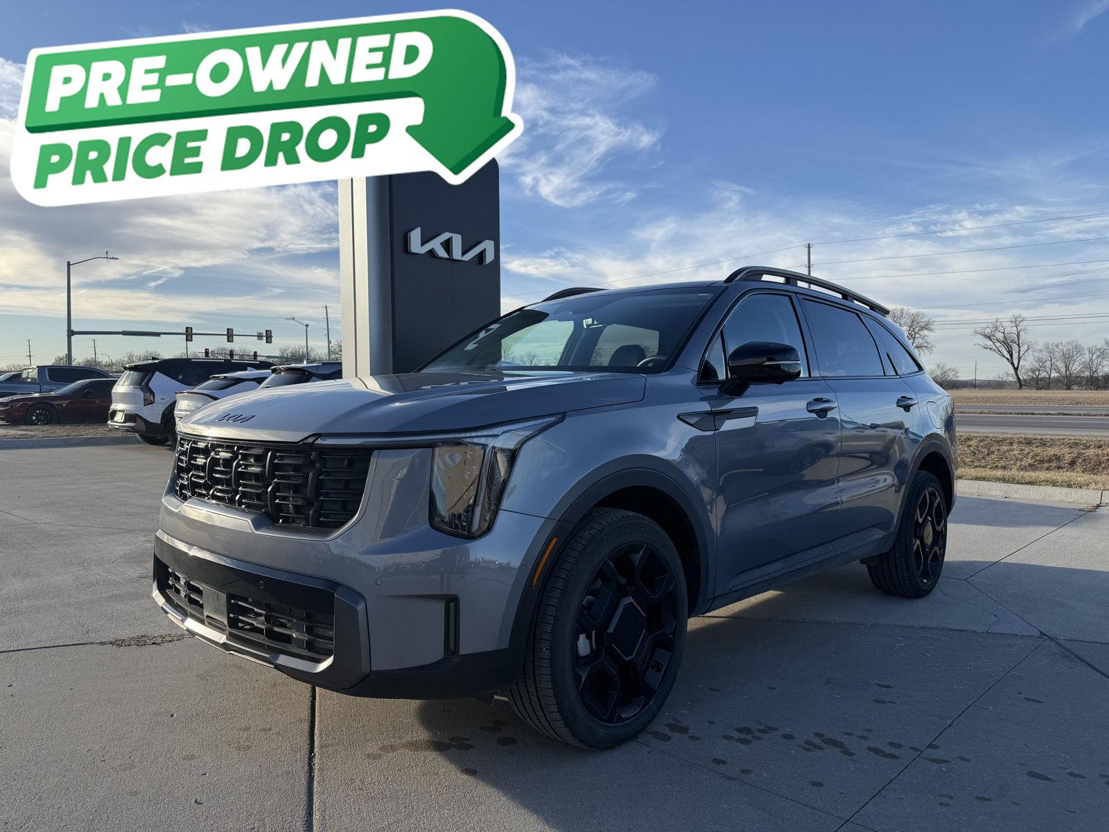 Everlasting Silver 2025 Kia Sorento X-Line SX AWD SUV / Crossover All-Wheel Drive Automatic