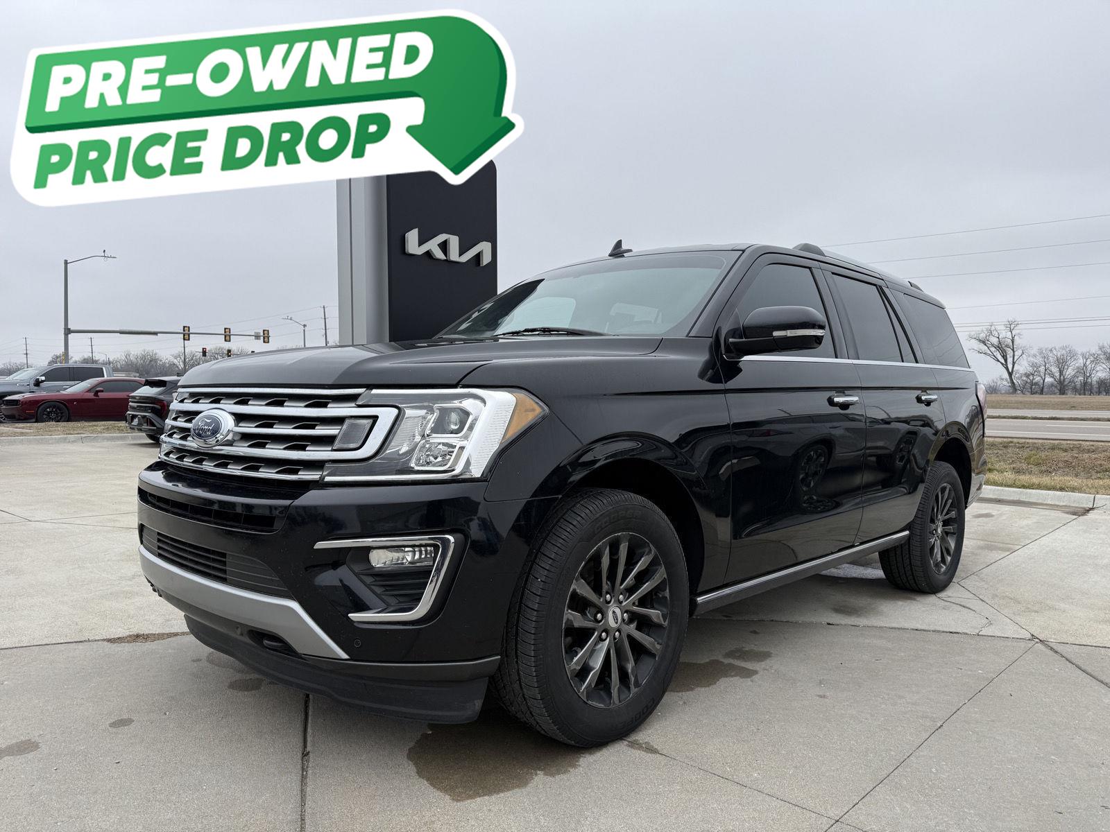 Agate Black Metallic 2019 Ford Expedition Limited 4WD SUV / Crossover Four-Wheel Drive Automatic
