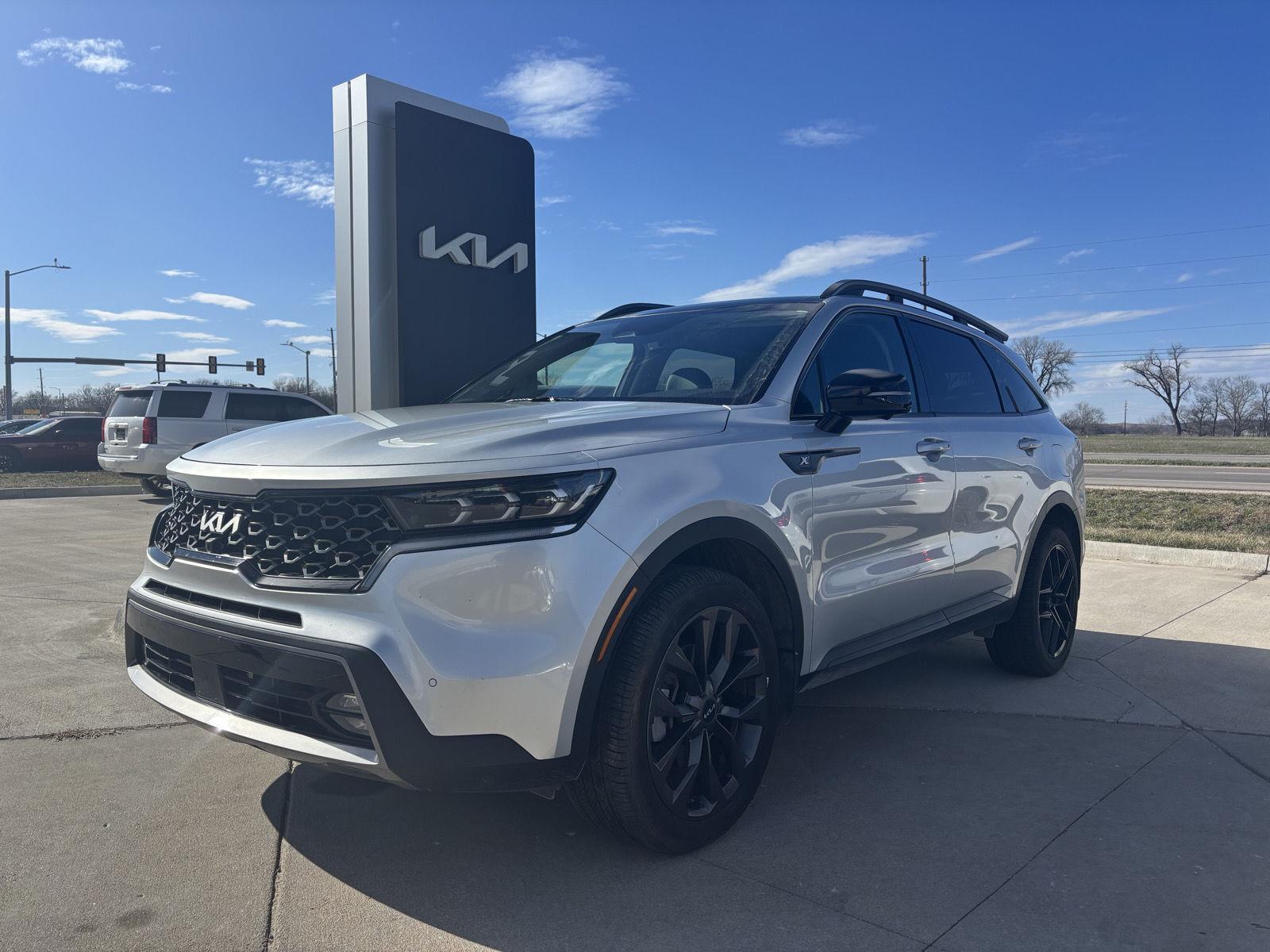 Sparkling Silver 2022 Kia Sorento X-Line SX Prestige AWD SUV / Crossover All-Wheel Drive Automatic