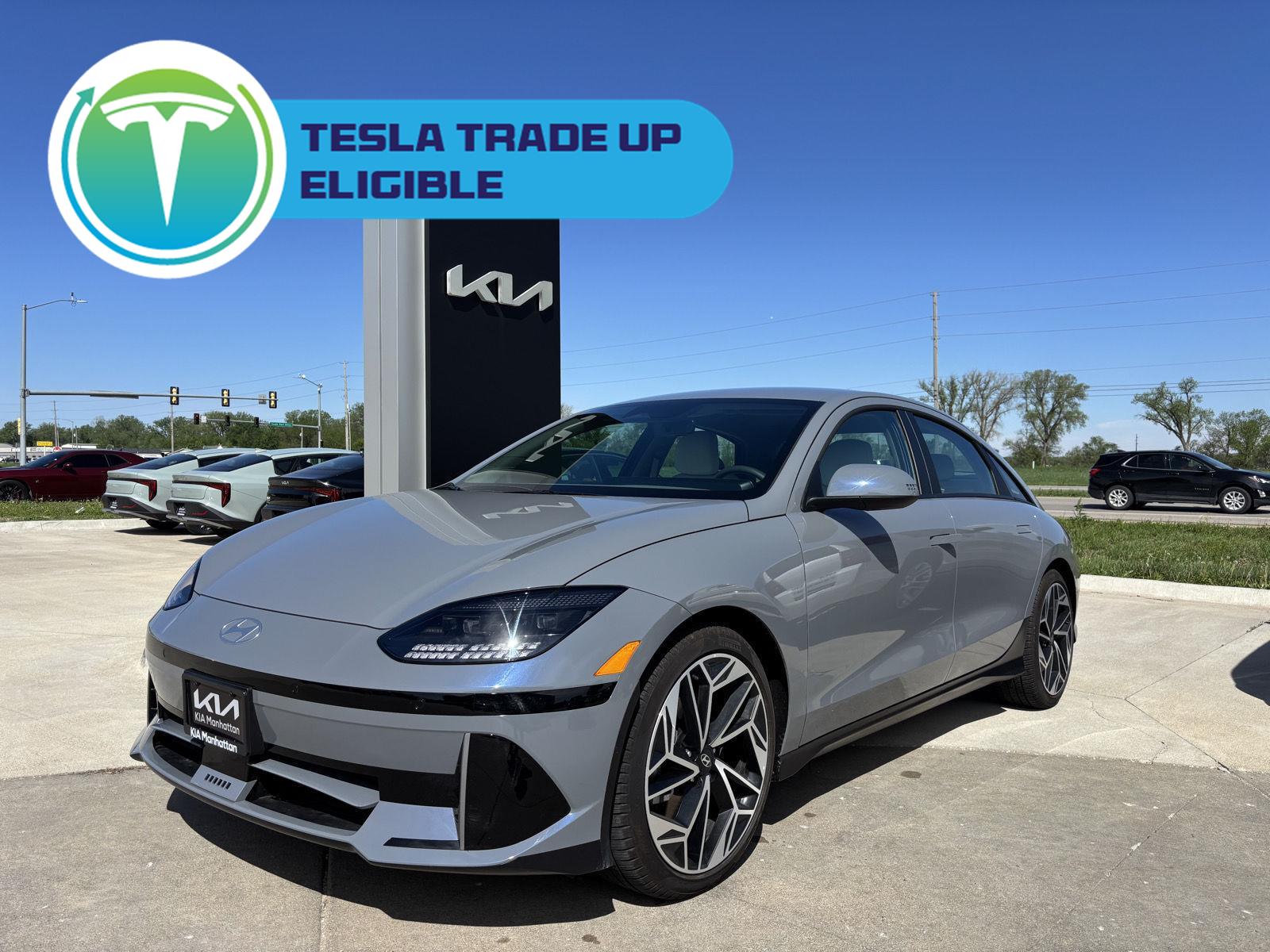 Transmission Blue 2024 Hyundai Ioniq 6 SEL AWD Sedan All-Wheel Drive Automatic