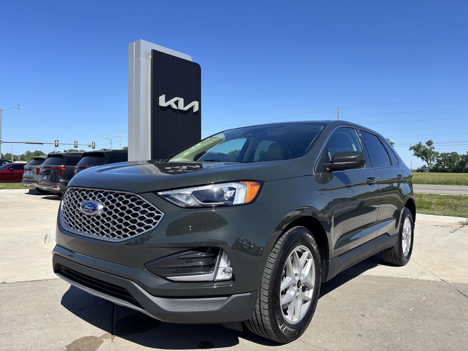 Forged Green Metallic 2024 Ford Edge SUV / Crossover All-Wheel Drive 8-Speed Automatic