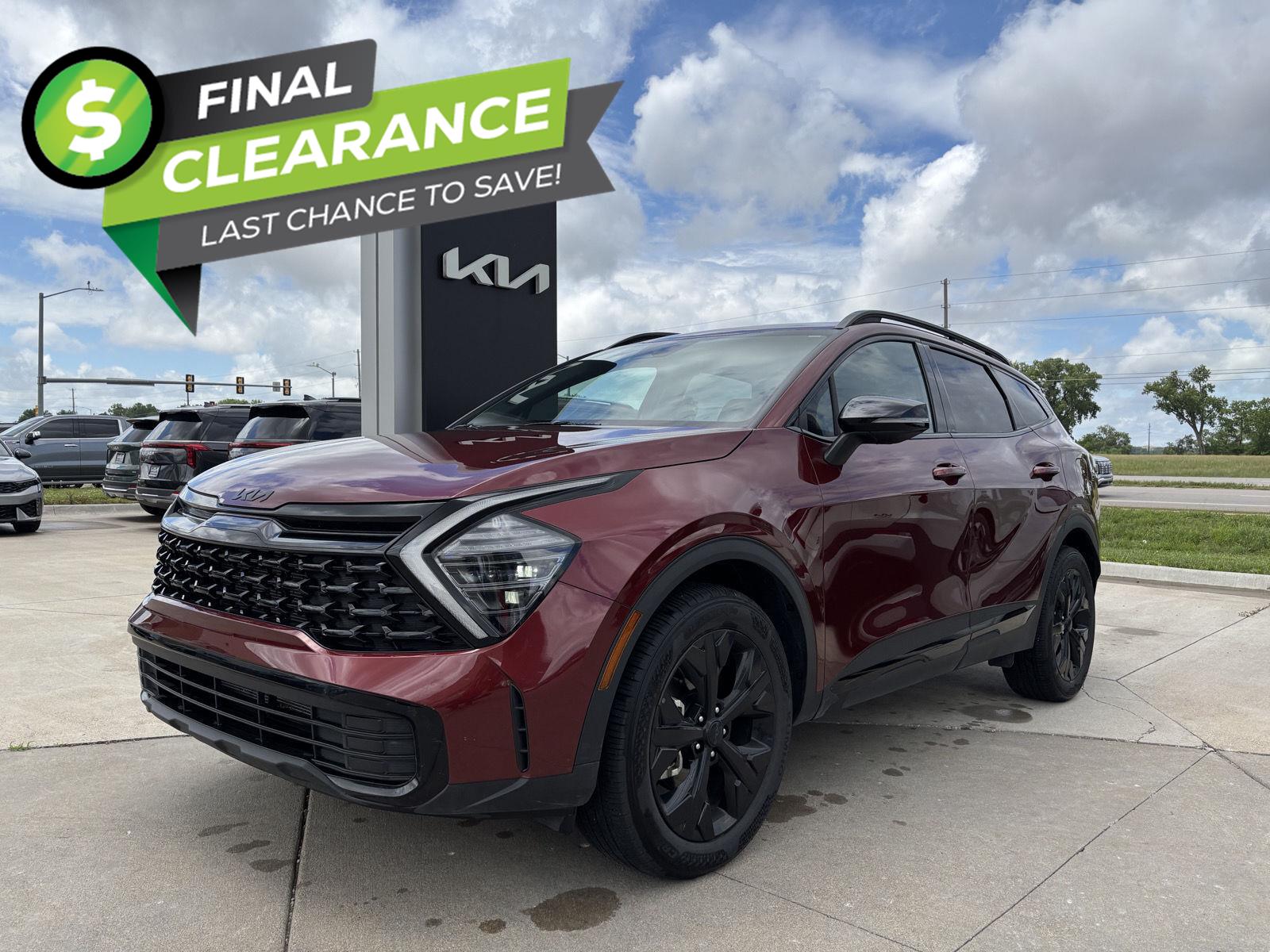 Dawning Red 2025 Kia Sportage SUV / Crossover All-Wheel Drive Automatic