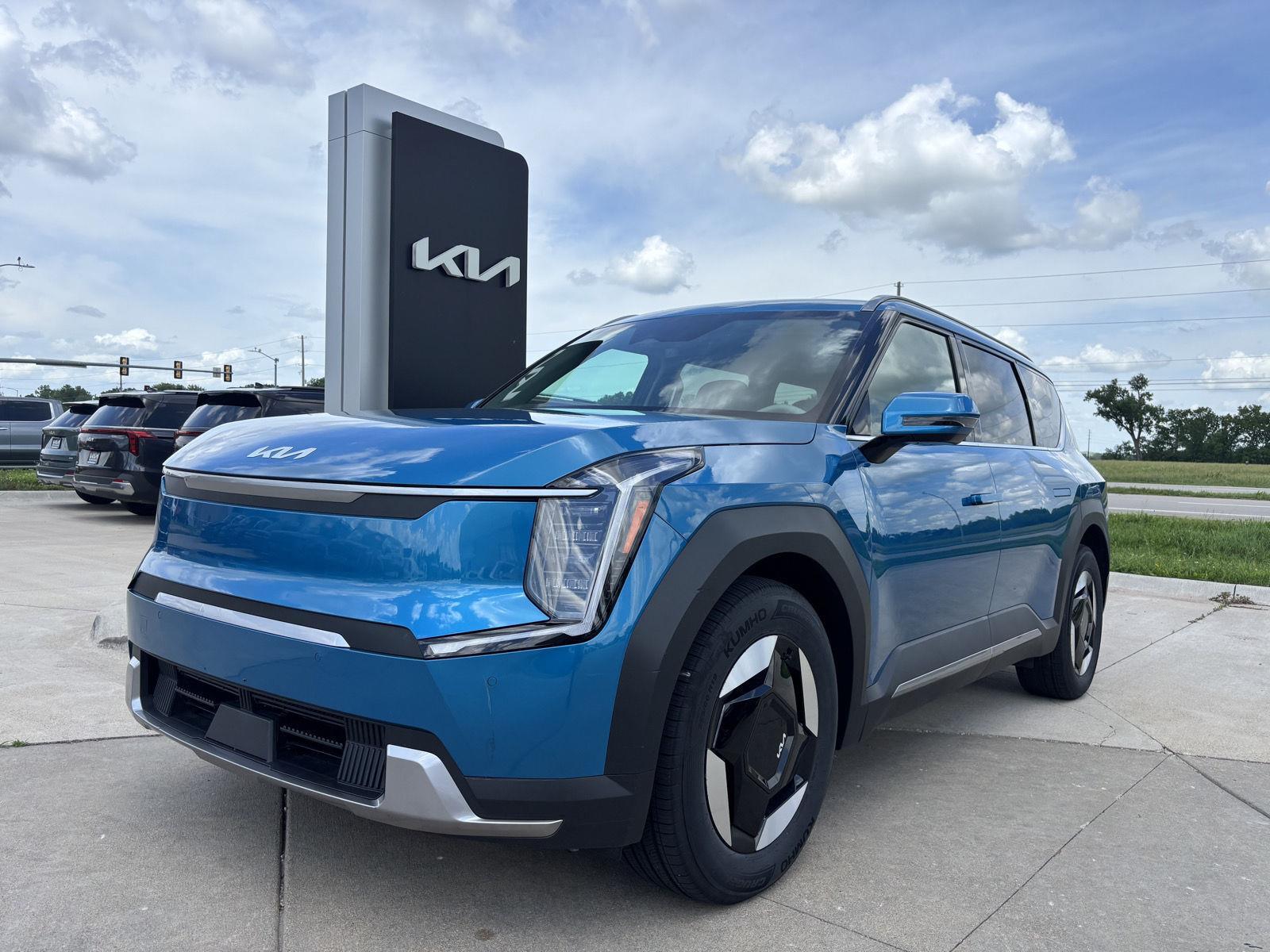 Ocean Blue 2024 Kia EV9 SUV / Crossover All-Wheel Drive Automatic