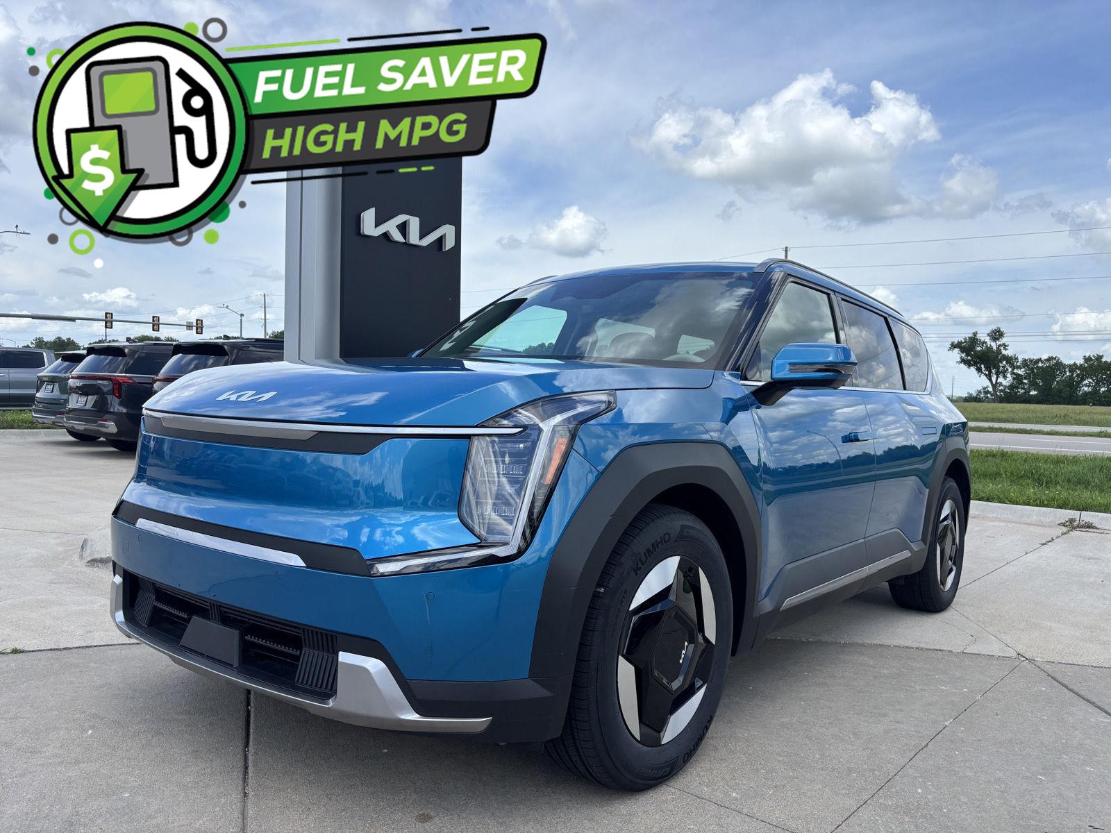 Ocean Blue 2024 Kia EV9 Wind AWD SUV / Crossover All-Wheel Drive Automatic