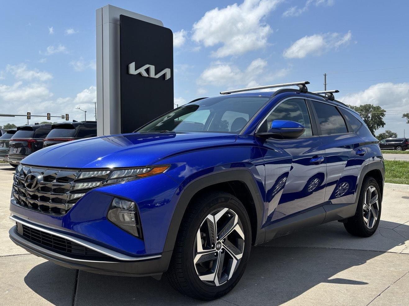 Intense Blue 2022 Hyundai Tucson SUV / Crossover All-Wheel Drive Automatic