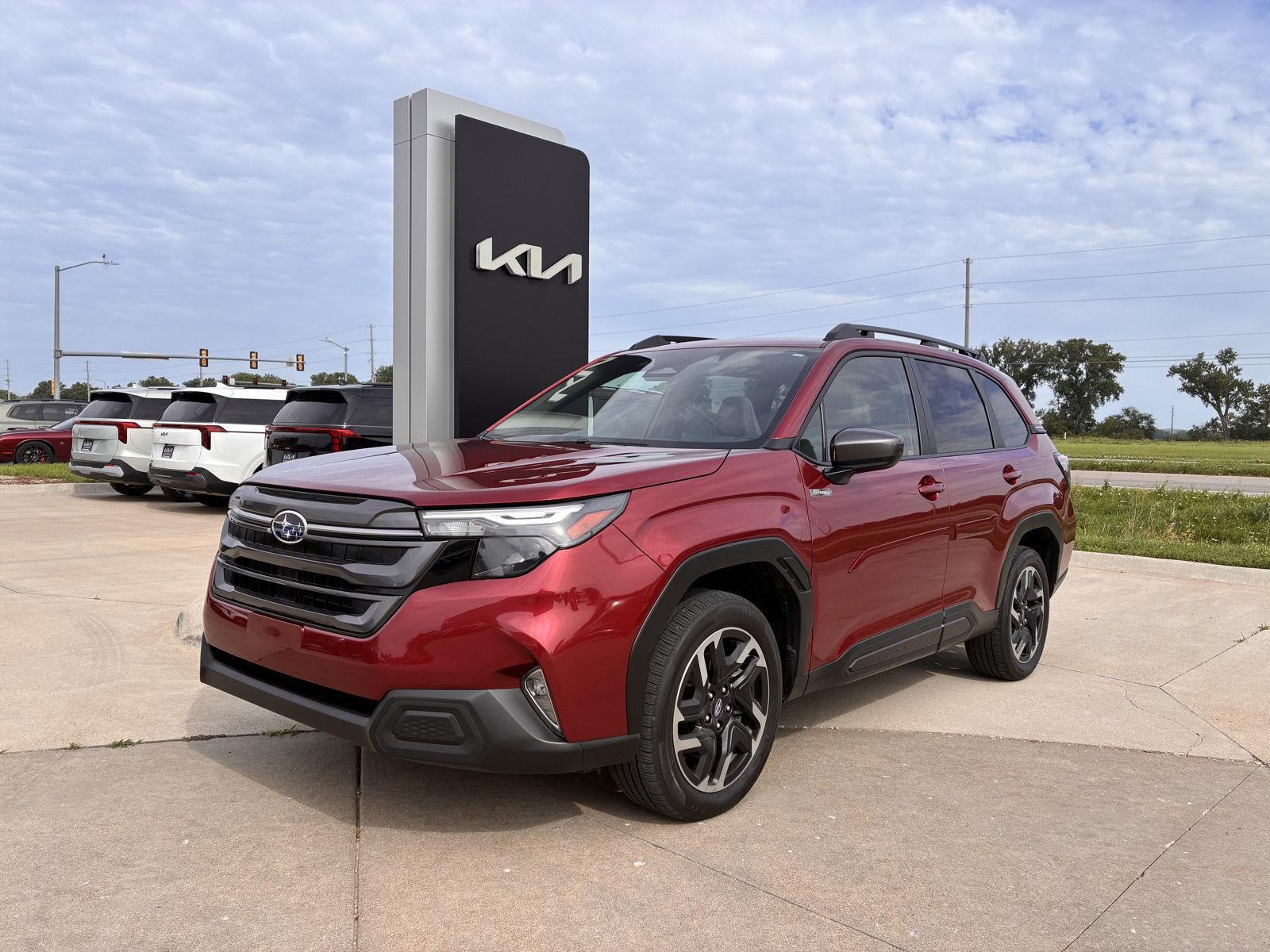 Crimson Red Pearl 2025 Subaru Forester Hybrid SUV / Crossover All-Wheel Drive Continuously Variable Transmission