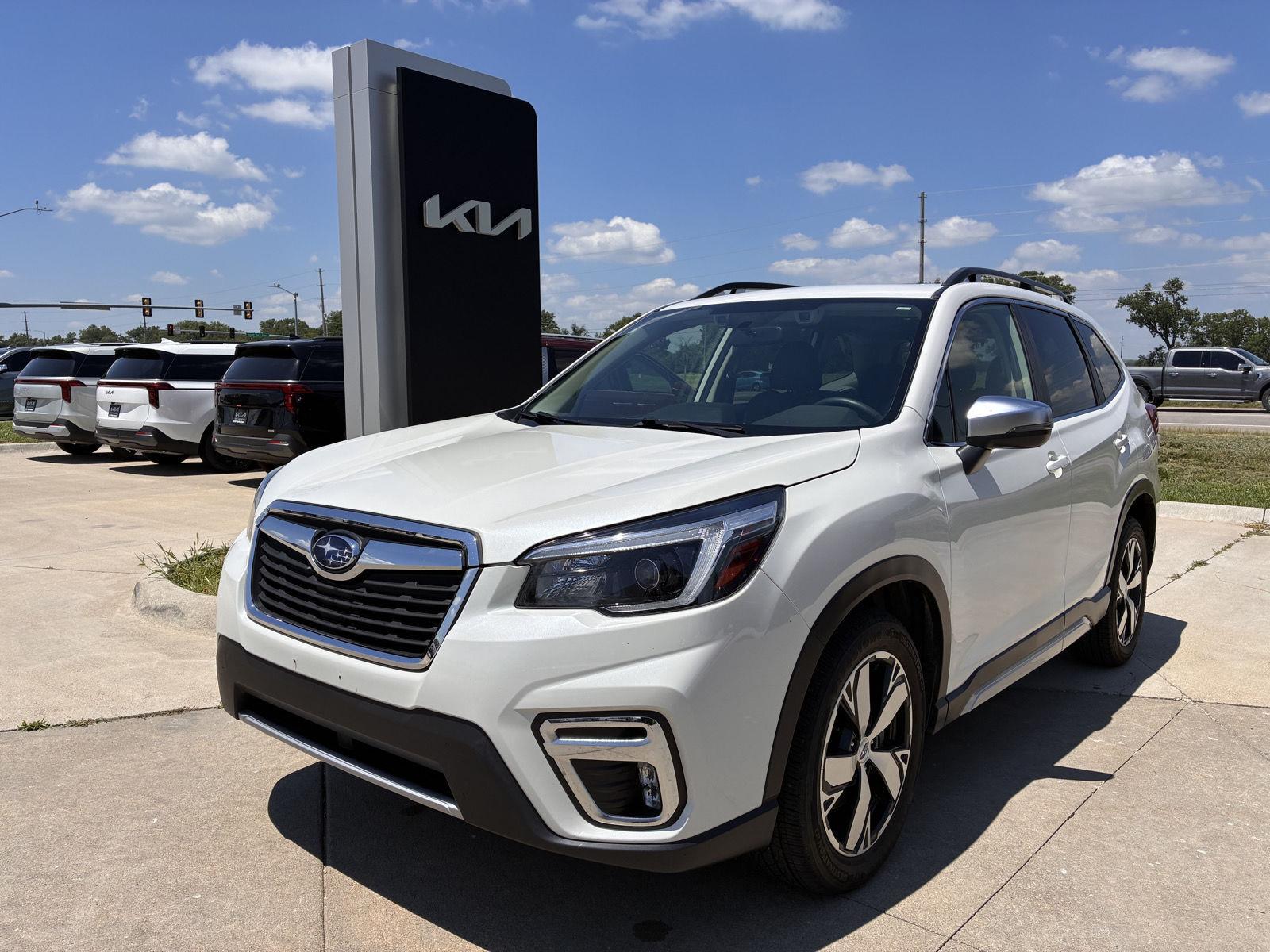 Crystal White Pearl 2021 Subaru Forester SUV / Crossover All-Wheel Drive Continuously Variable Transmission