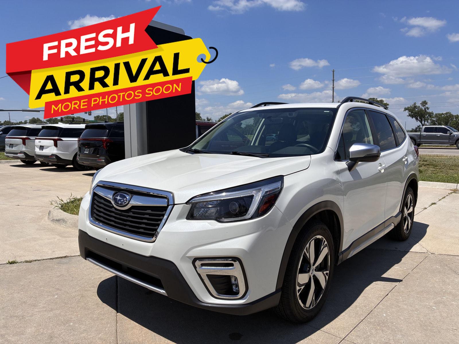Crystal White Pearl 2021 Subaru Forester SUV / Crossover All-Wheel Drive Continuously Variable Transmission
