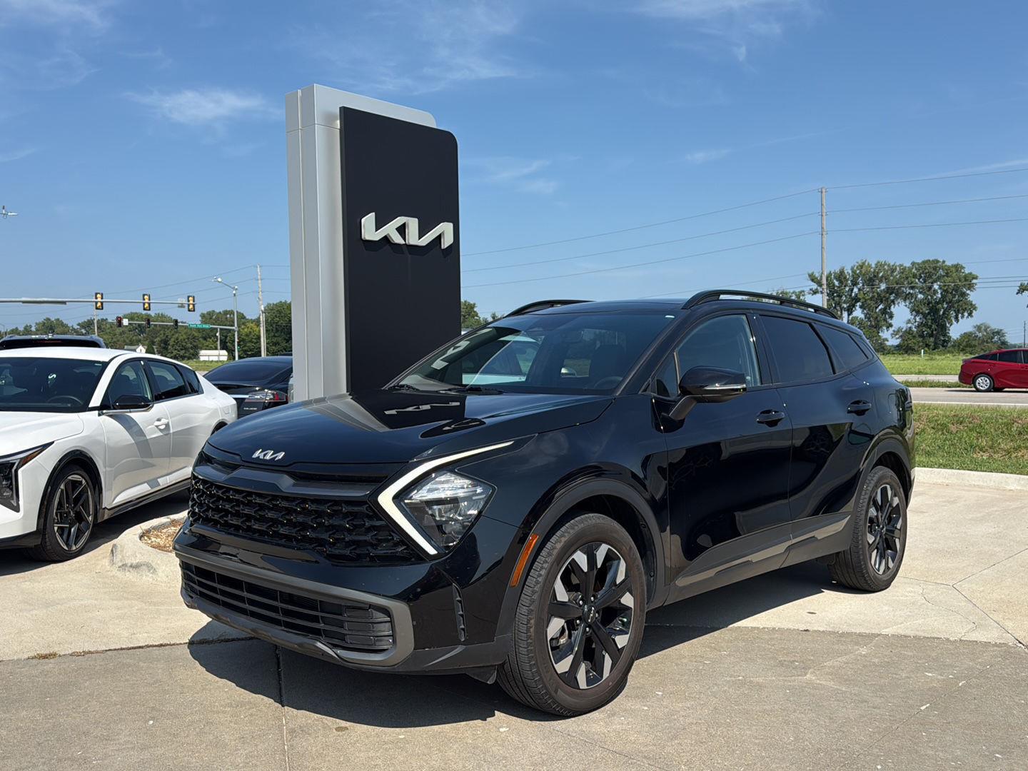 Ebony Black 2023 Kia Sportage SUV / Crossover All-Wheel Drive Automatic