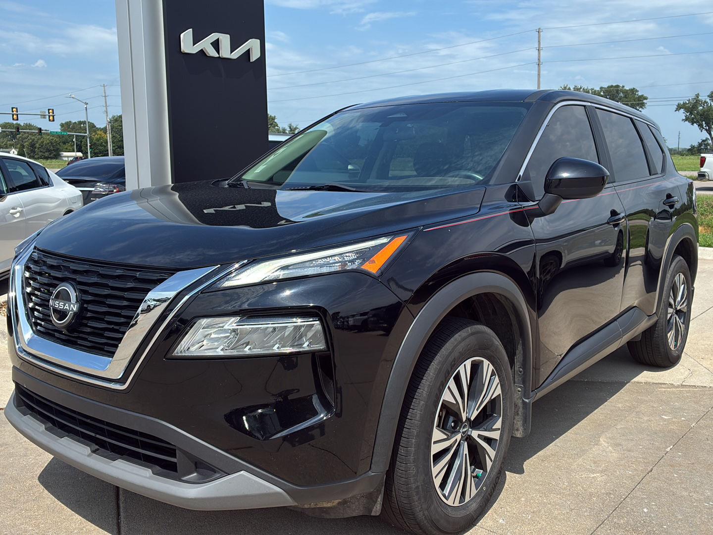 Super Black 2023 Nissan Rogue SUV / Crossover Front-Wheel Drive Continuously Variable Transmission