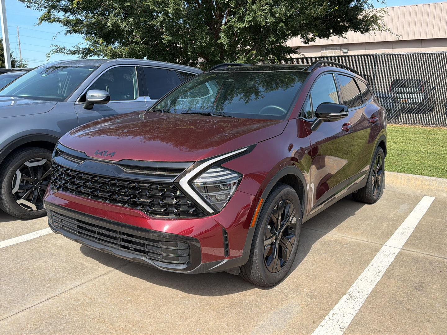 Dawning Red 2025 Kia Sportage Hybrid Plug-In SUV / Crossover All-Wheel Drive Automatic