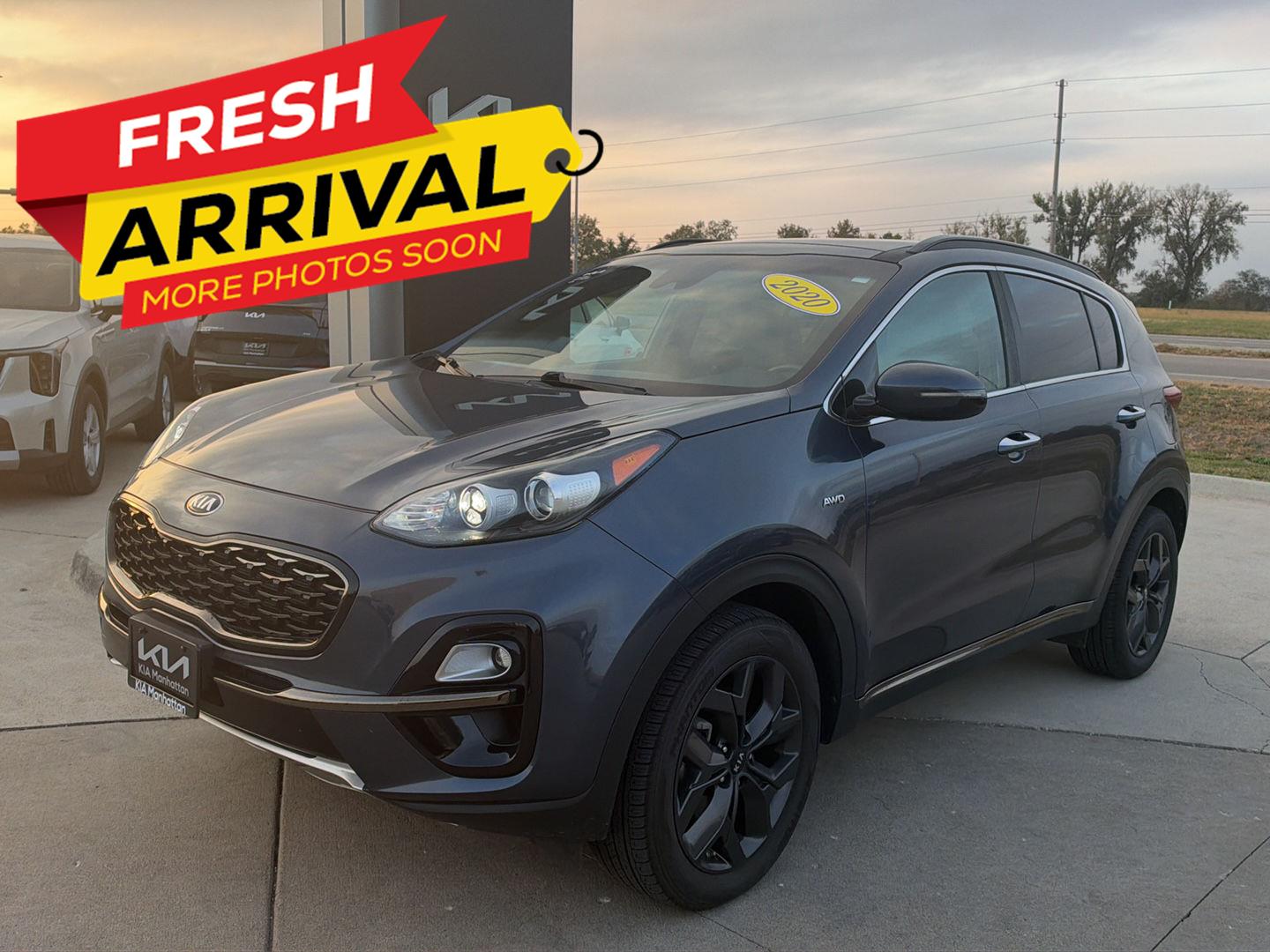 Pacific Blue 2020 Kia Sportage SUV / Crossover All-Wheel Drive Automatic