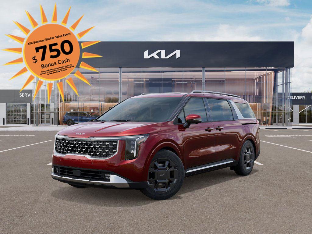 Flare Red 2026 Kia Carnival Minivan Front-Wheel Drive Automatic