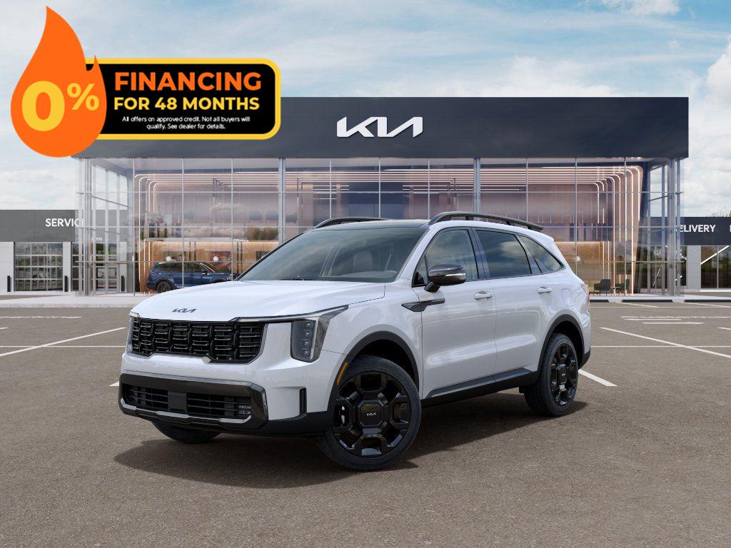 Glacial White Pearl 2026 Kia Sorento X-Line EX AWD SUV / Crossover All-Wheel Drive Automatic