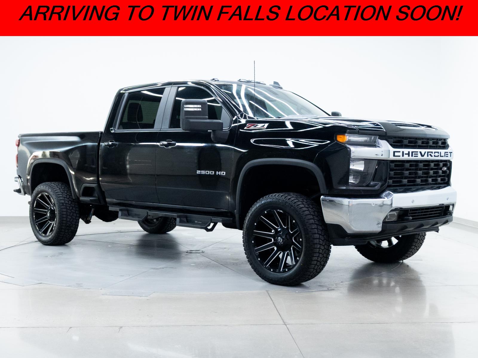 Black 2020 Chevrolet Silverado 2500HD LT Crew Cab 4WD Pickup Truck Four-Wheel Drive 6-Speed Automatic