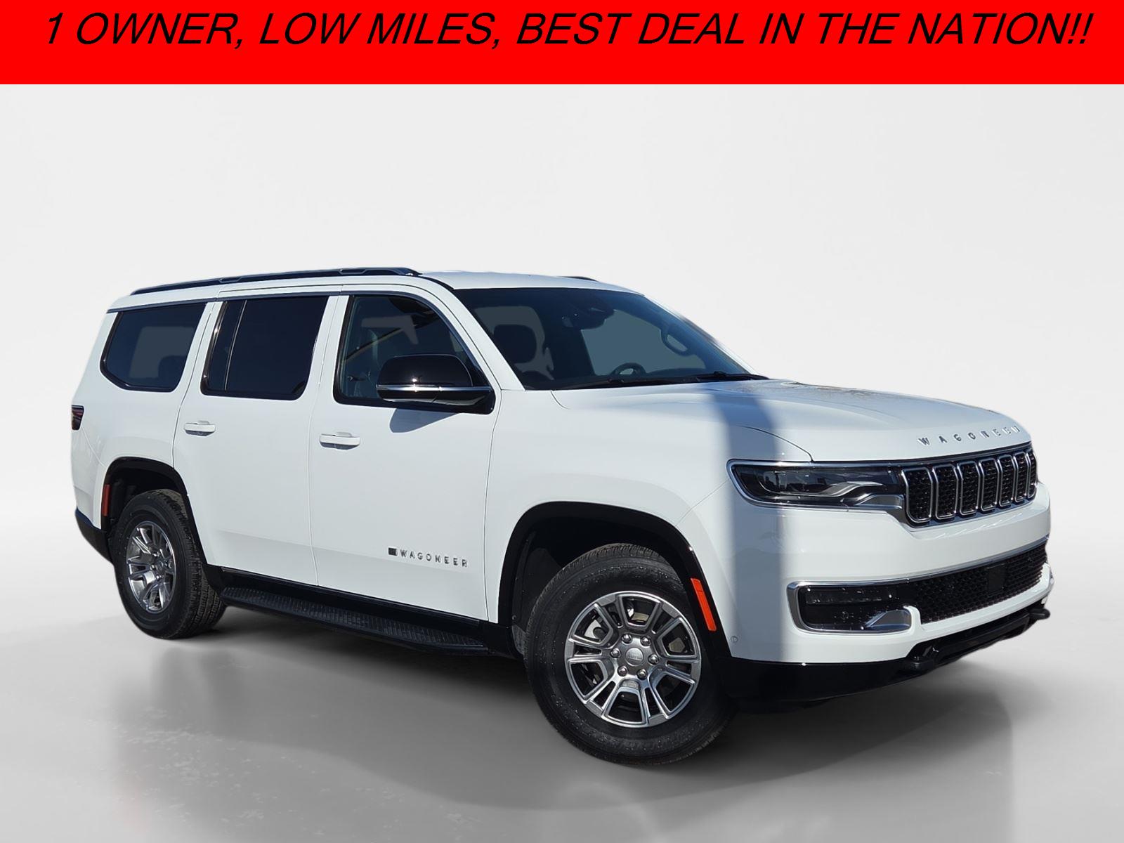 White 2024 Jeep Wagoneer 4WD SUV / Crossover Four-Wheel Drive