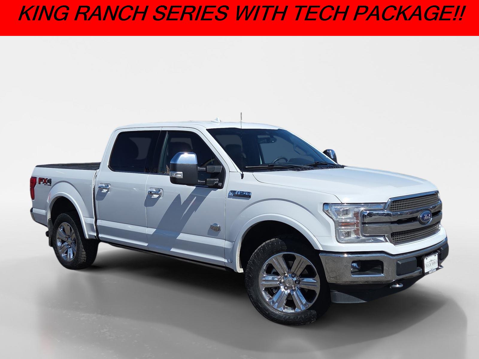 Oxford White 2020 Ford F-150 King Ranch SuperCrew 4WD Pickup Truck Four-Wheel Drive Automatic