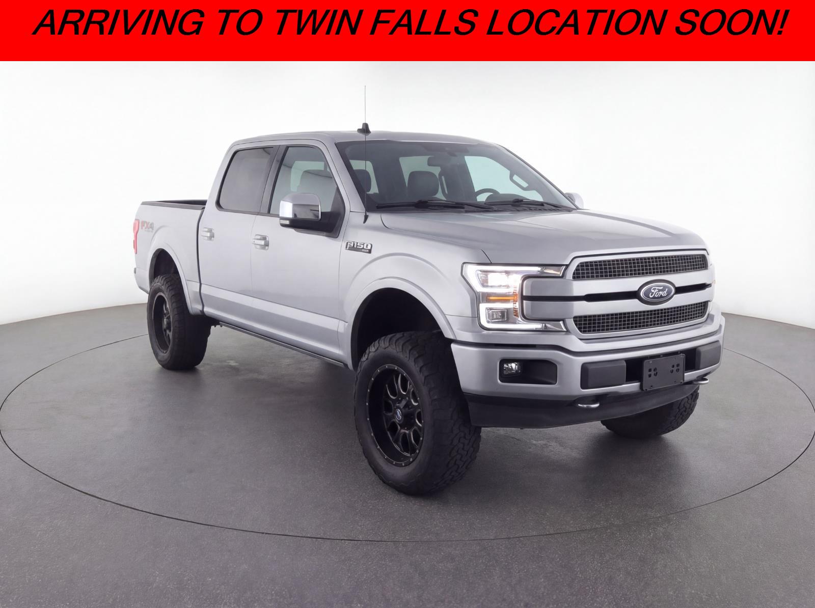 Ingot Silver 2018 Ford F-150 Platinum SuperCrew 4WD Pickup Truck Four-Wheel Drive Automatic
