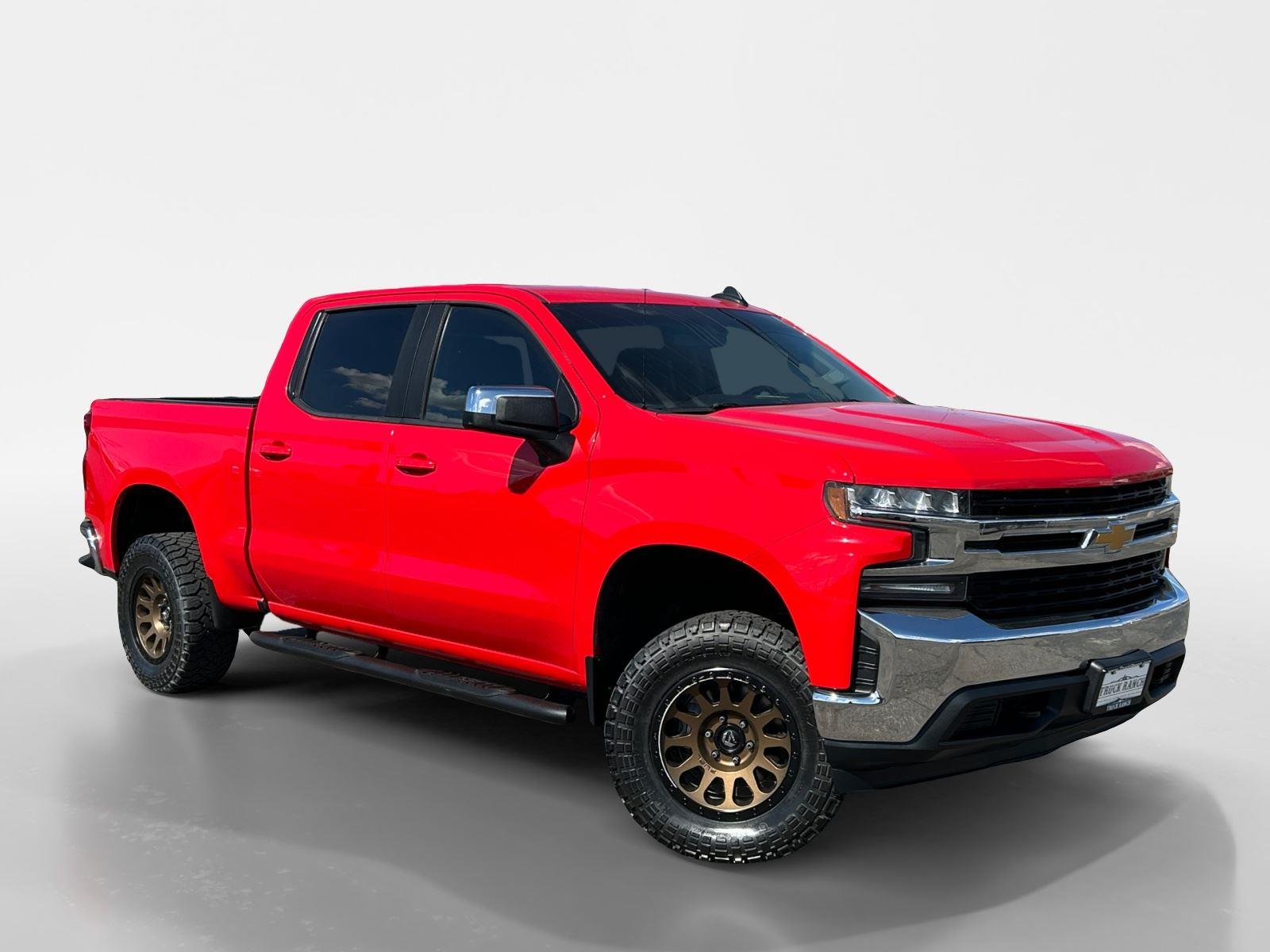 Red Hot 2019 Chevrolet Silverado 1500 LT Crew Cab 4WD Pickup Truck Four-Wheel Drive 8-Speed Automatic